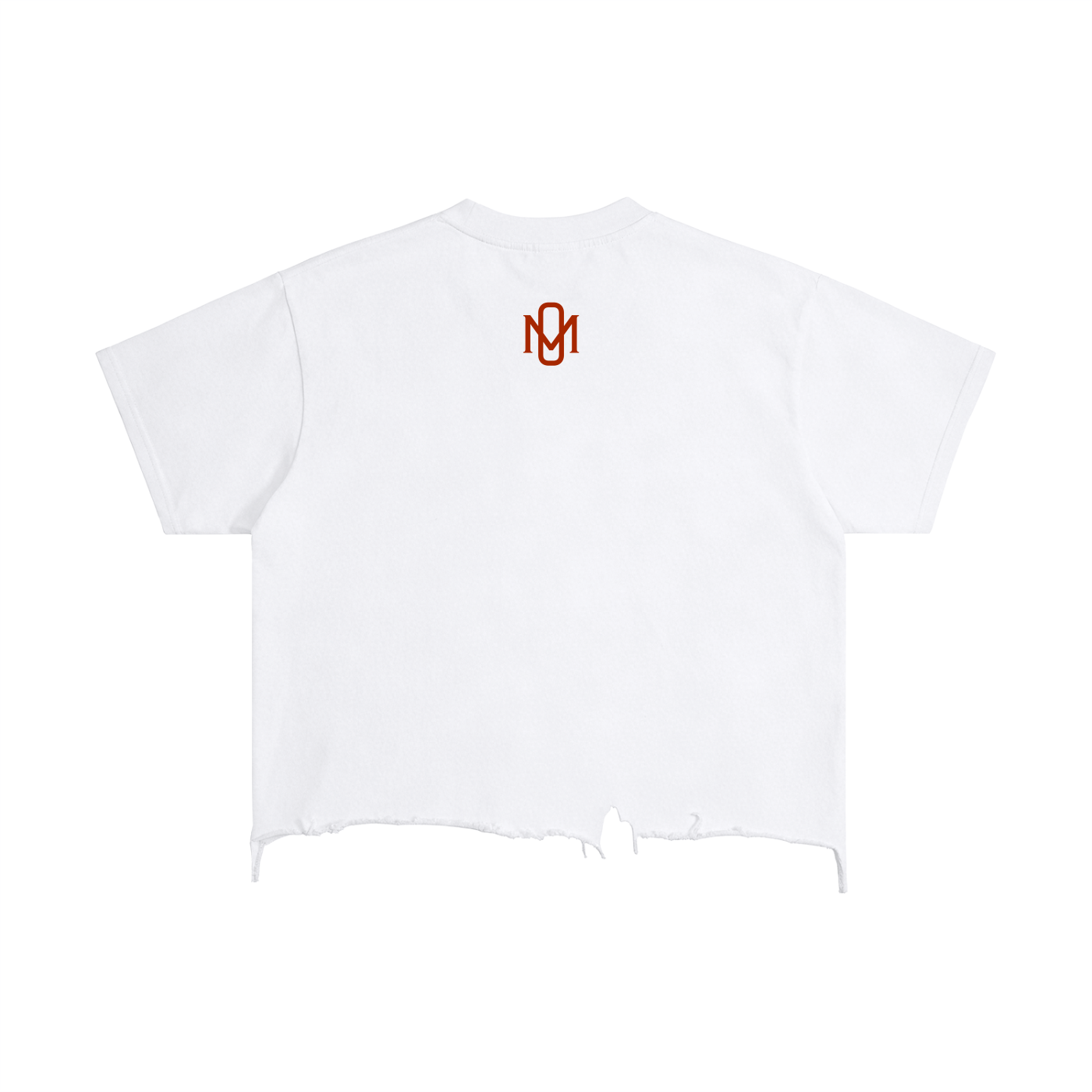 Vintage Wash Boxy Distressed Hem T-Shirt
