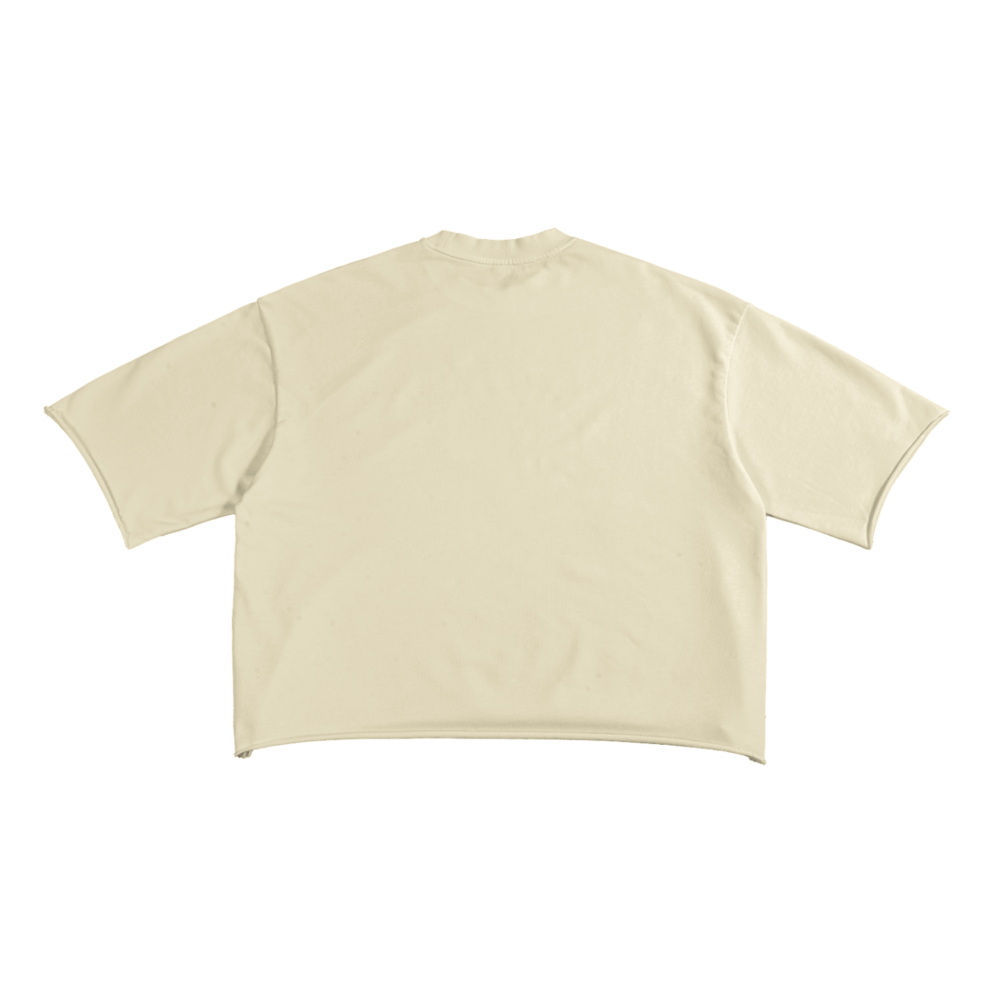 French Terry Raw Edge T-Shirt ONEMORE