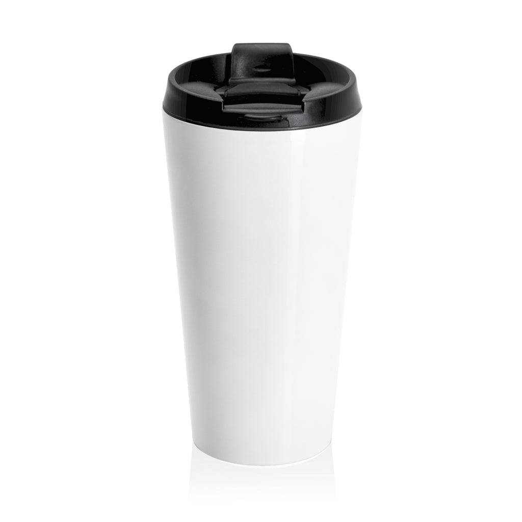 Groovy 'Love Your Vibes' Stainless Steel Travel Mug