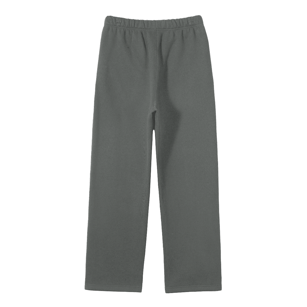 Solid Color Fleece Straight Leg Pants ONEMORE