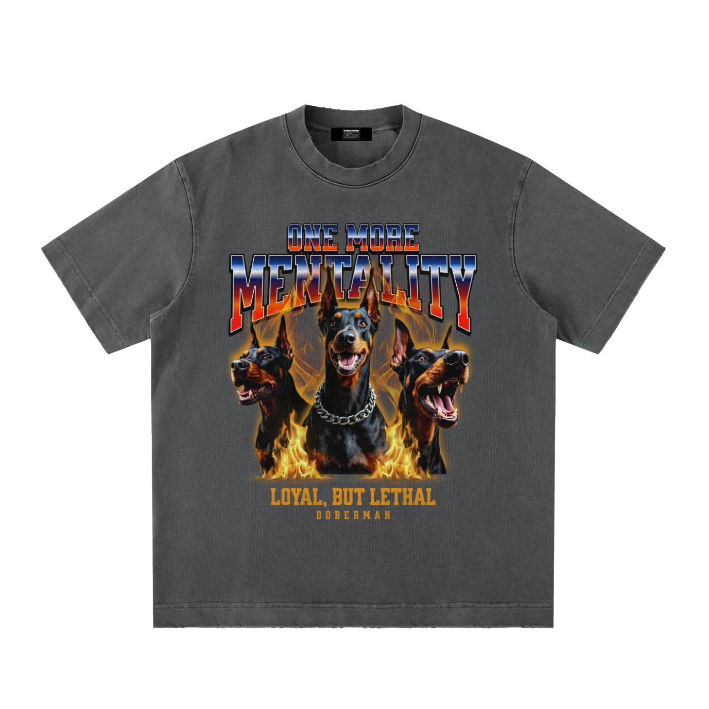Heavyweight Vintage Washed Frayed T-Shirt