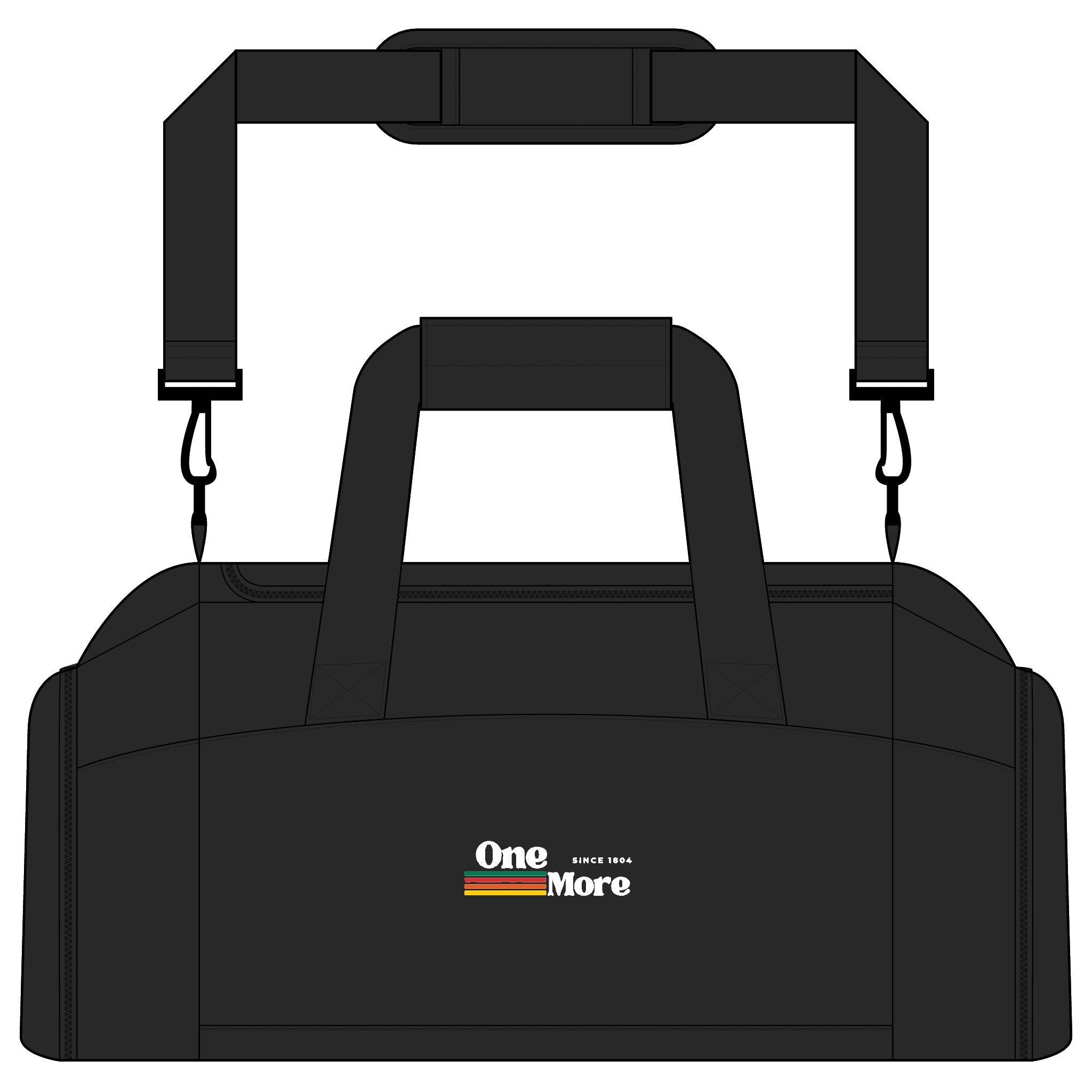 Gym Bag — "One More" Motivational Duffle for Workout, Travel, and Sports