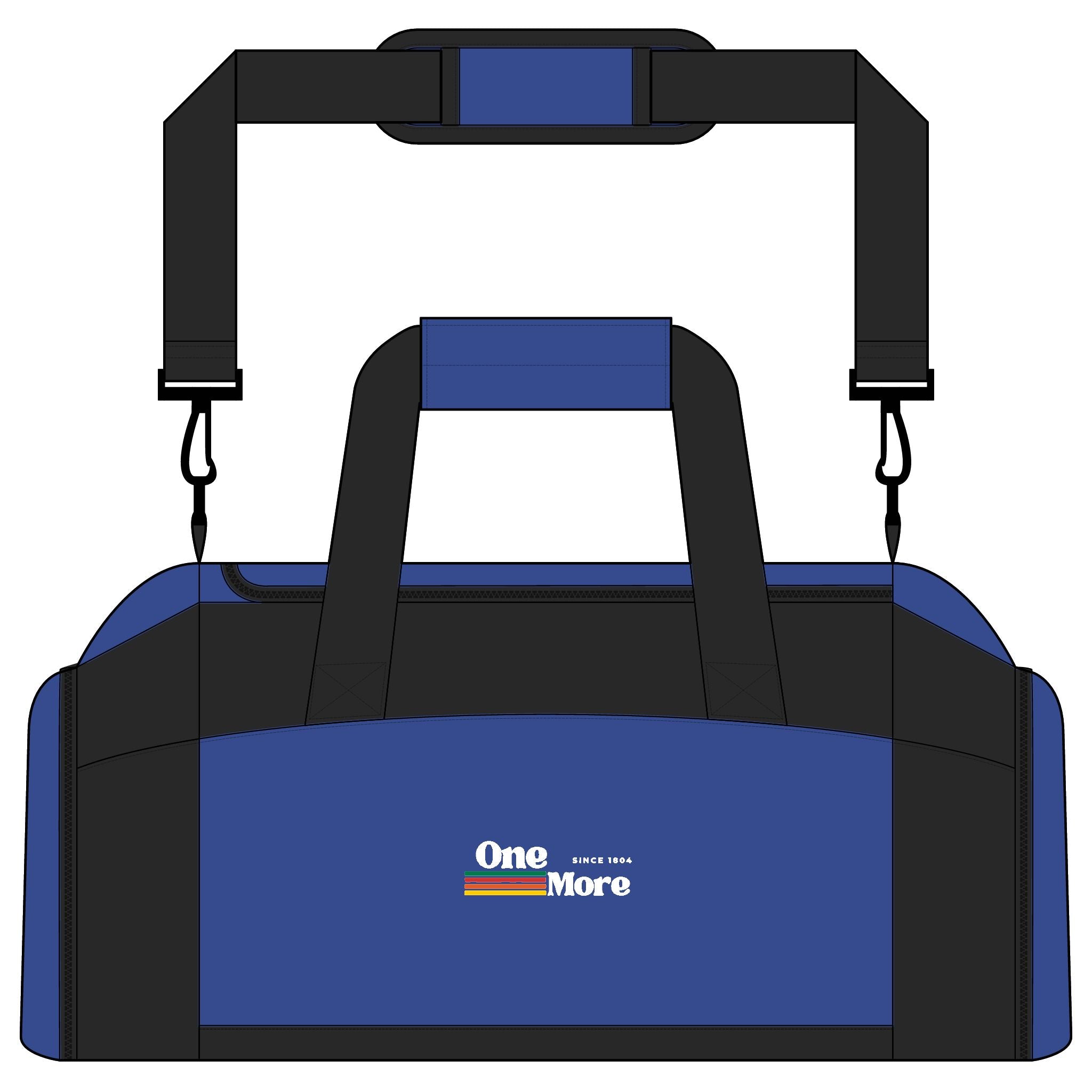 Gym Bag — "One More" Motivational Duffle for Workout, Travel, and Sports