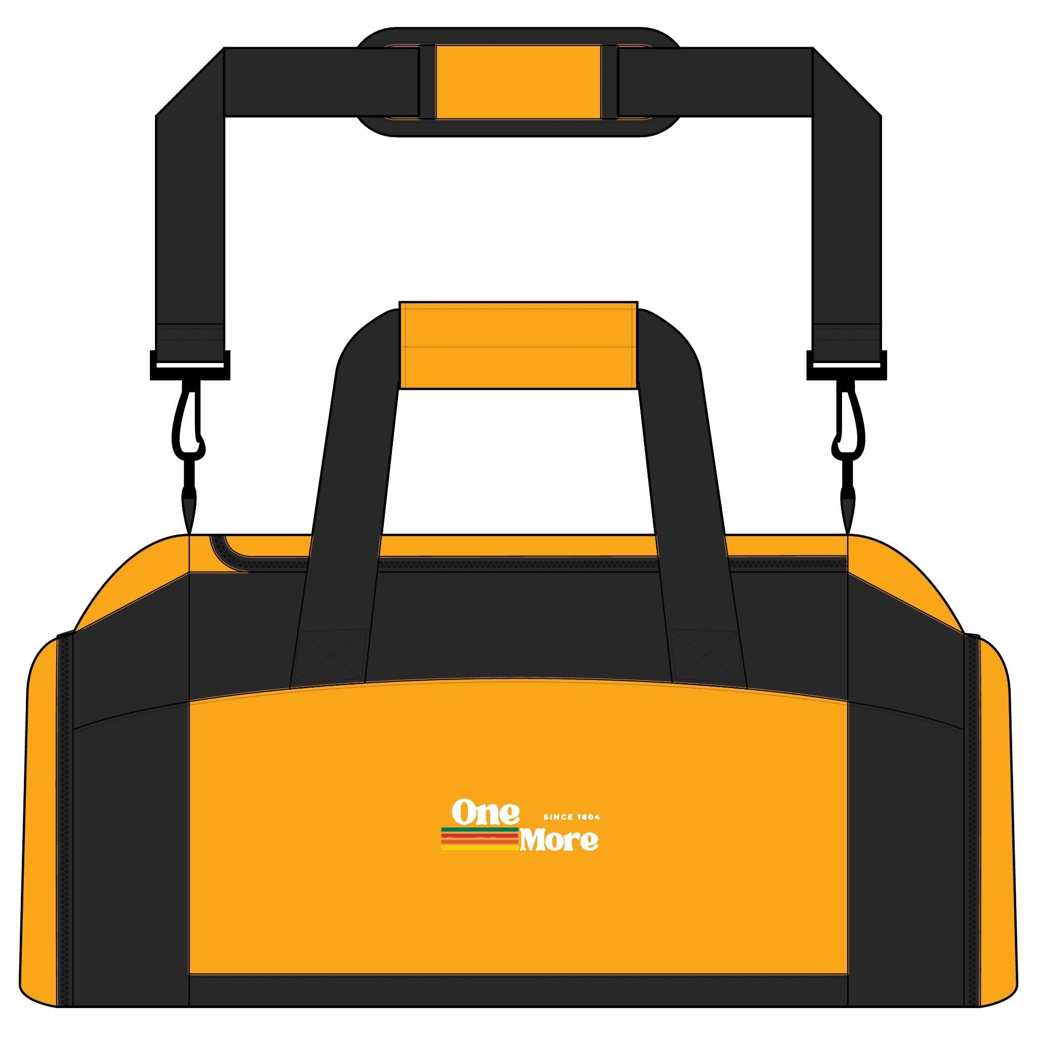 Gym Bag — "One More" Motivational Duffle for Workout, Travel, and Sports