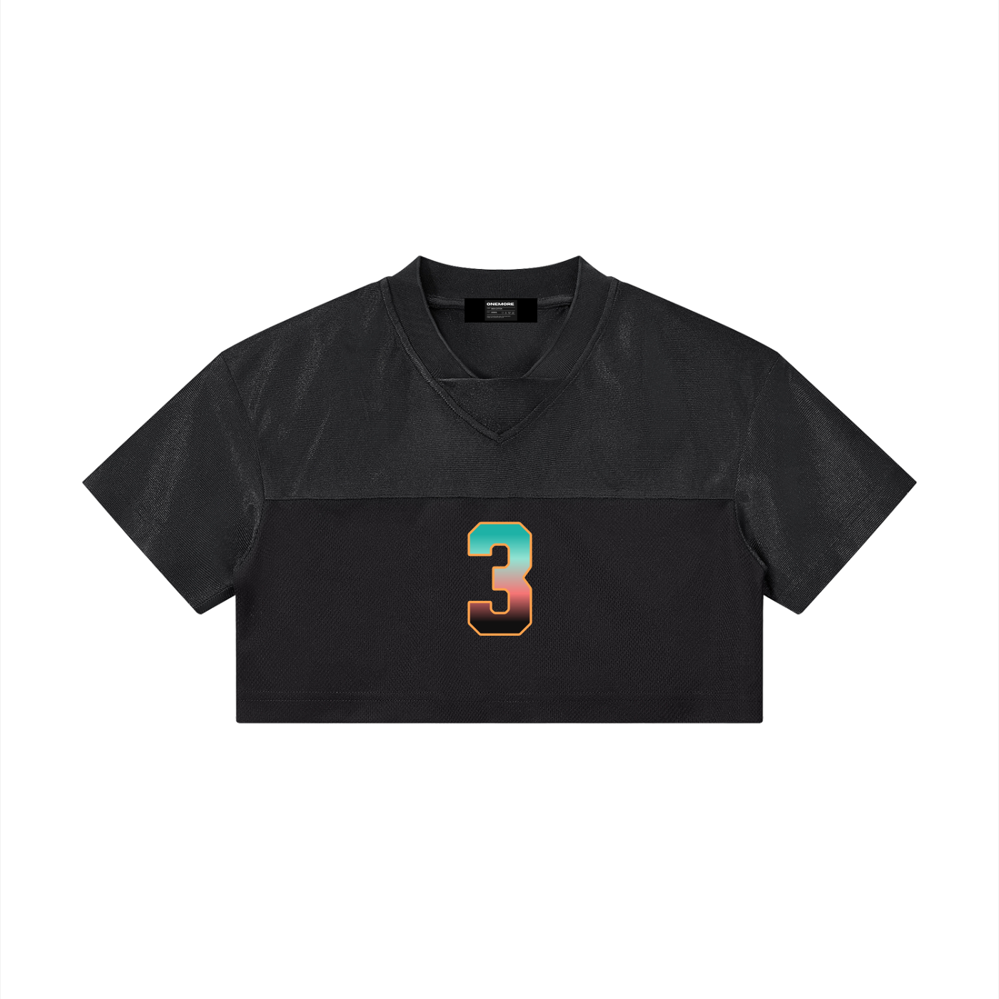 Women’s Cropped Paneled V-Neck Jersey