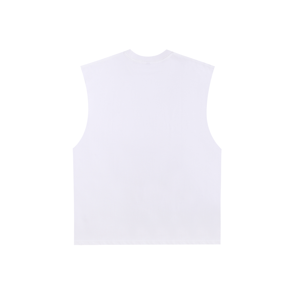 Raw Edge Cotton Tank Top ONEMORE