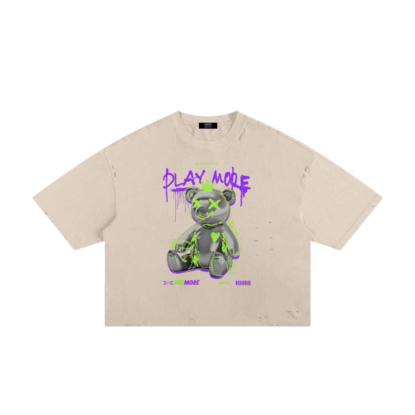 Classic Frayed Boxy Tee ONEMORE