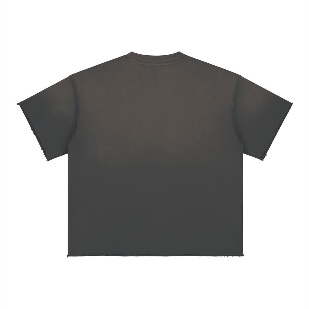 Sun Fade Raw Edge T-Shirt ONEMORE