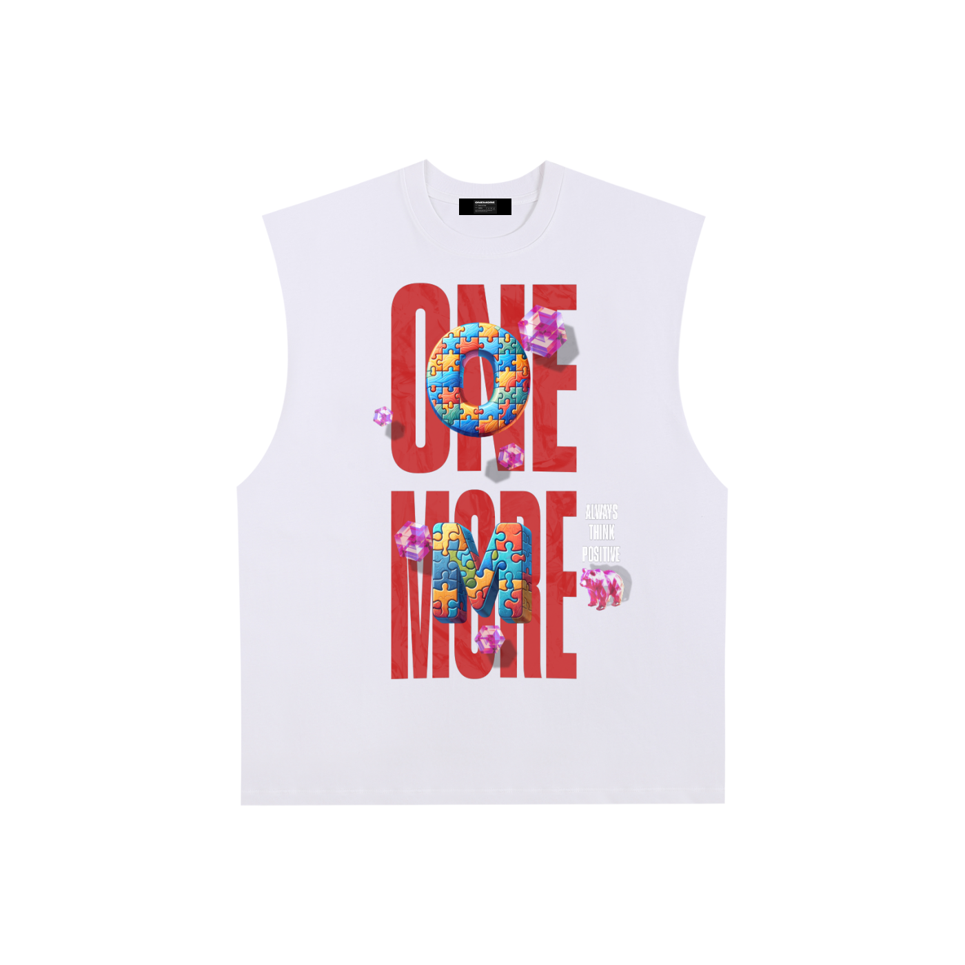 Raw Edge Cotton Tank Top ONEMORE