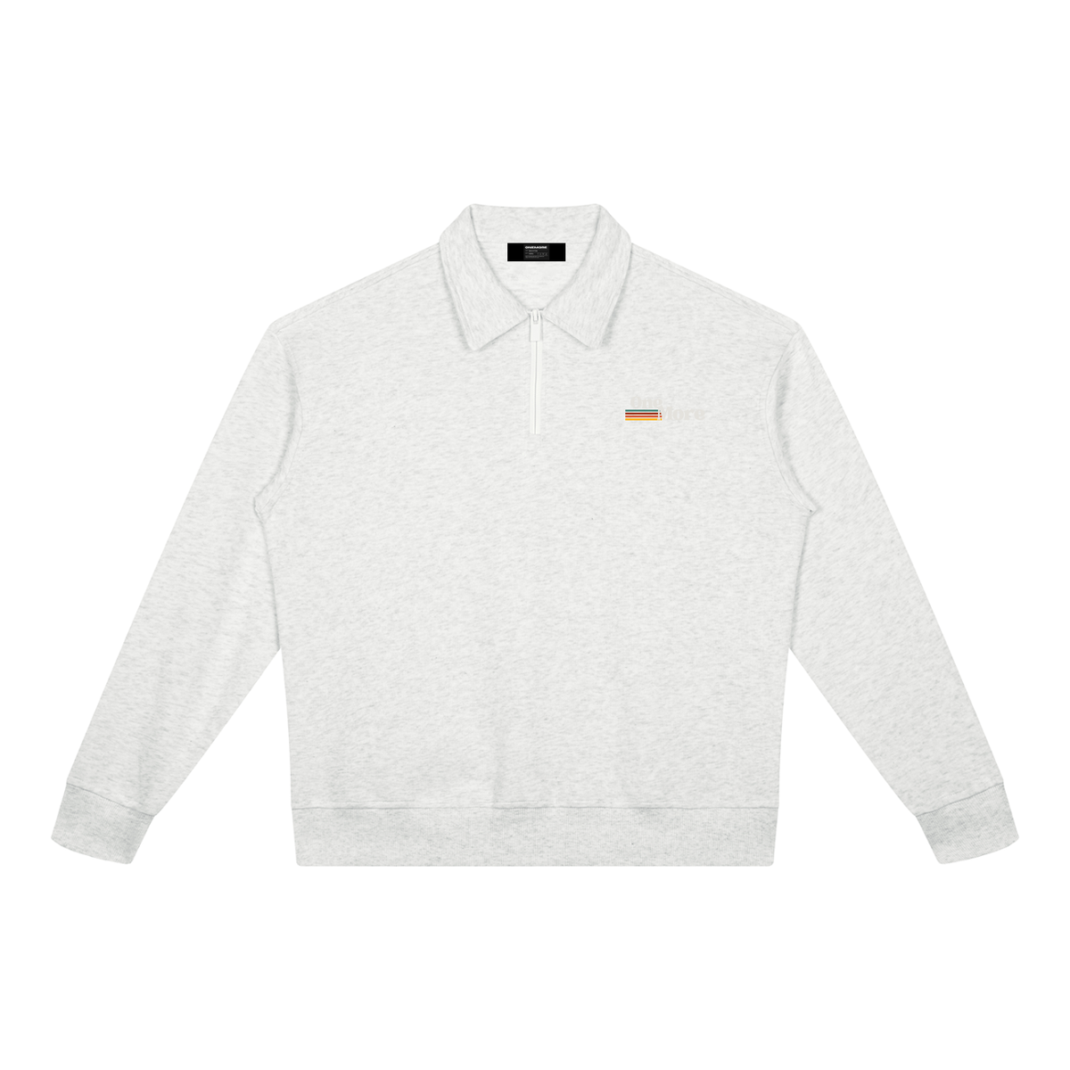 Boxy Quarter-Zip Sweatshirt ONEMORE