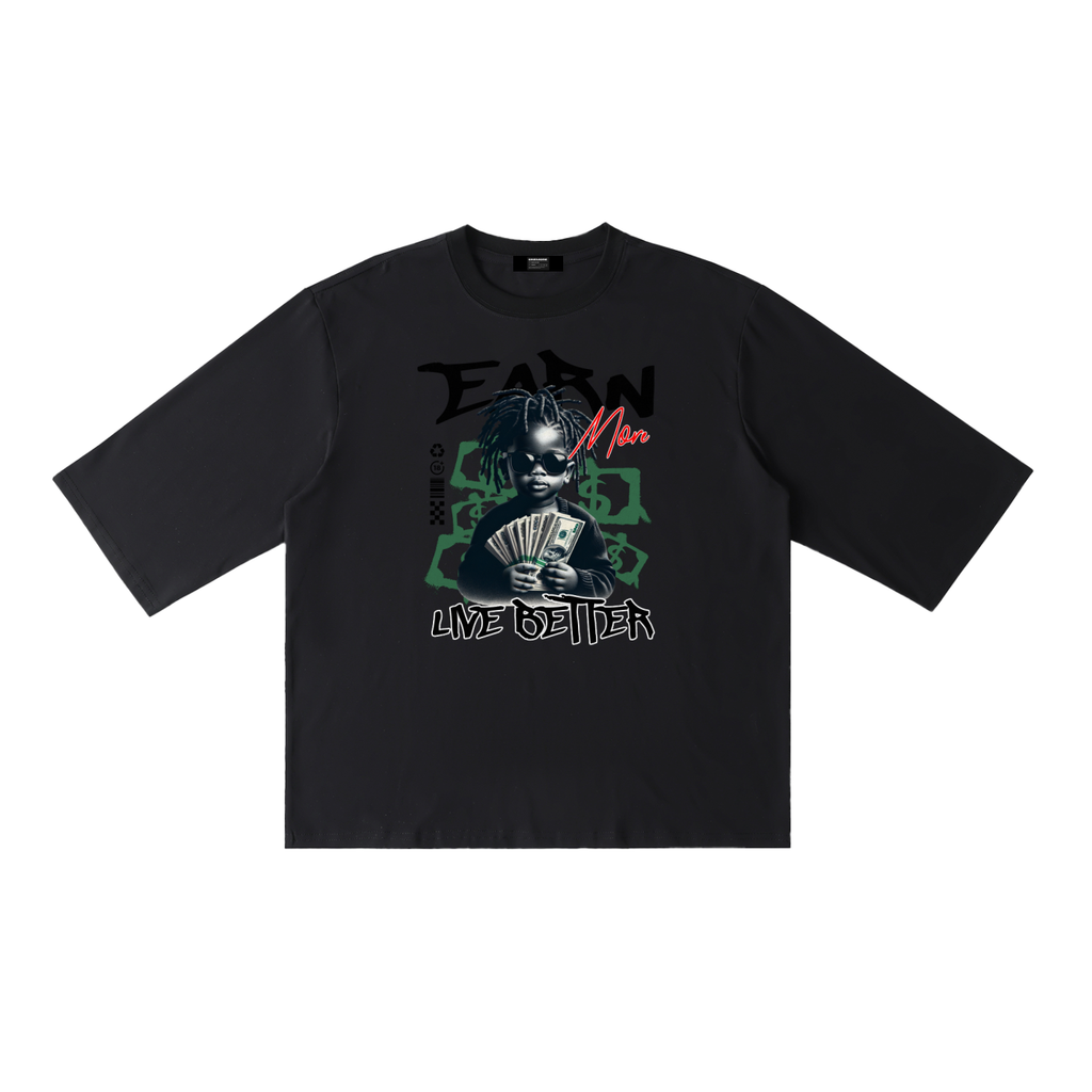 Essential Half Sleeve Ribbed T-Shirt
