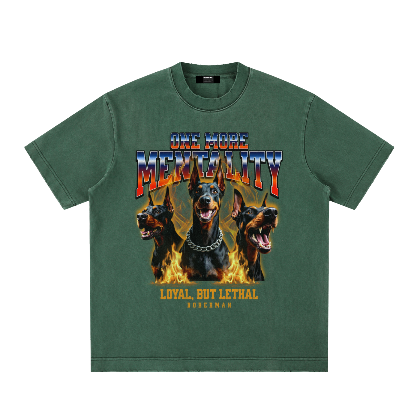 Heavyweight Vintage Washed Frayed T-Shirt