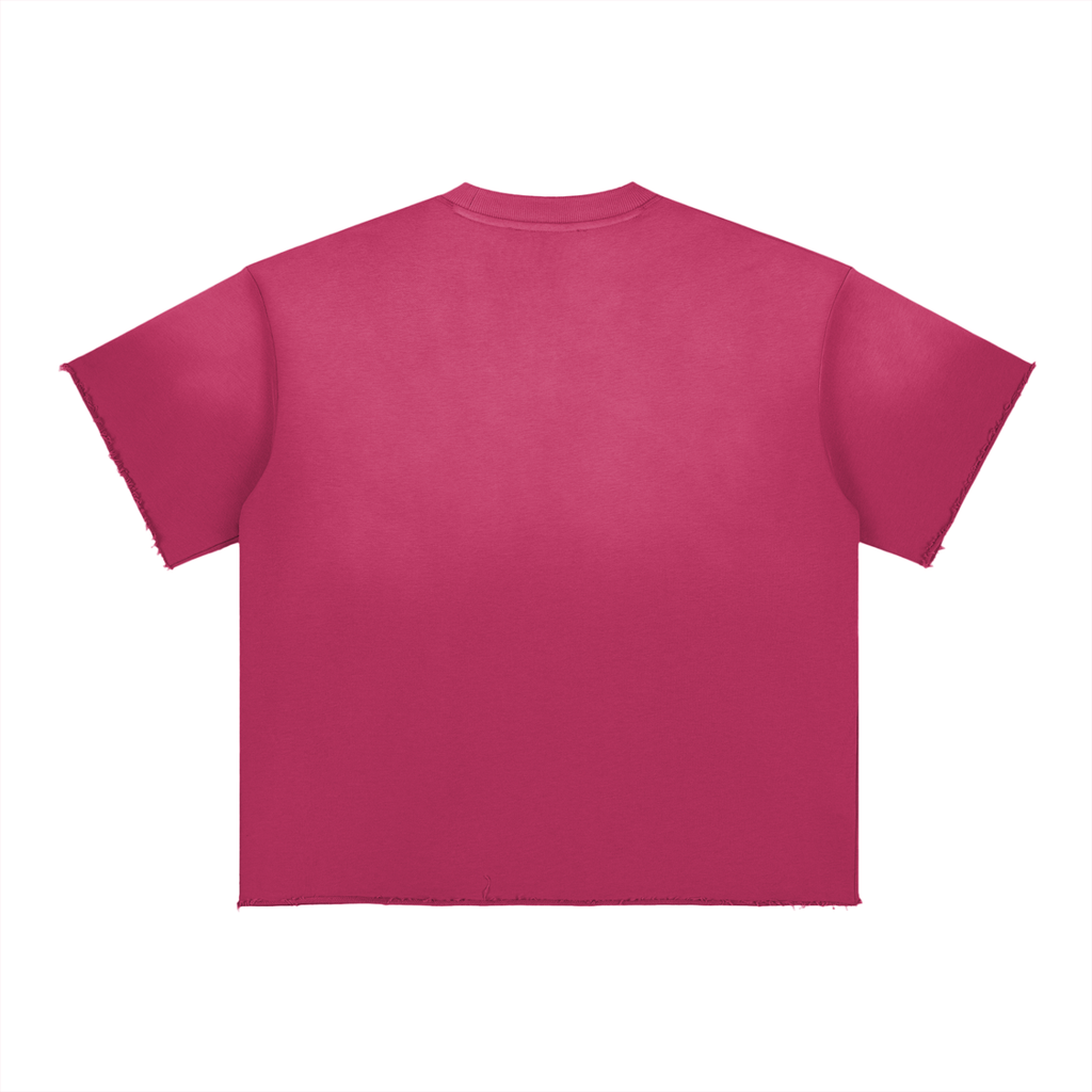 Sun Fade Raw Edge T-Shirt ONEMORE