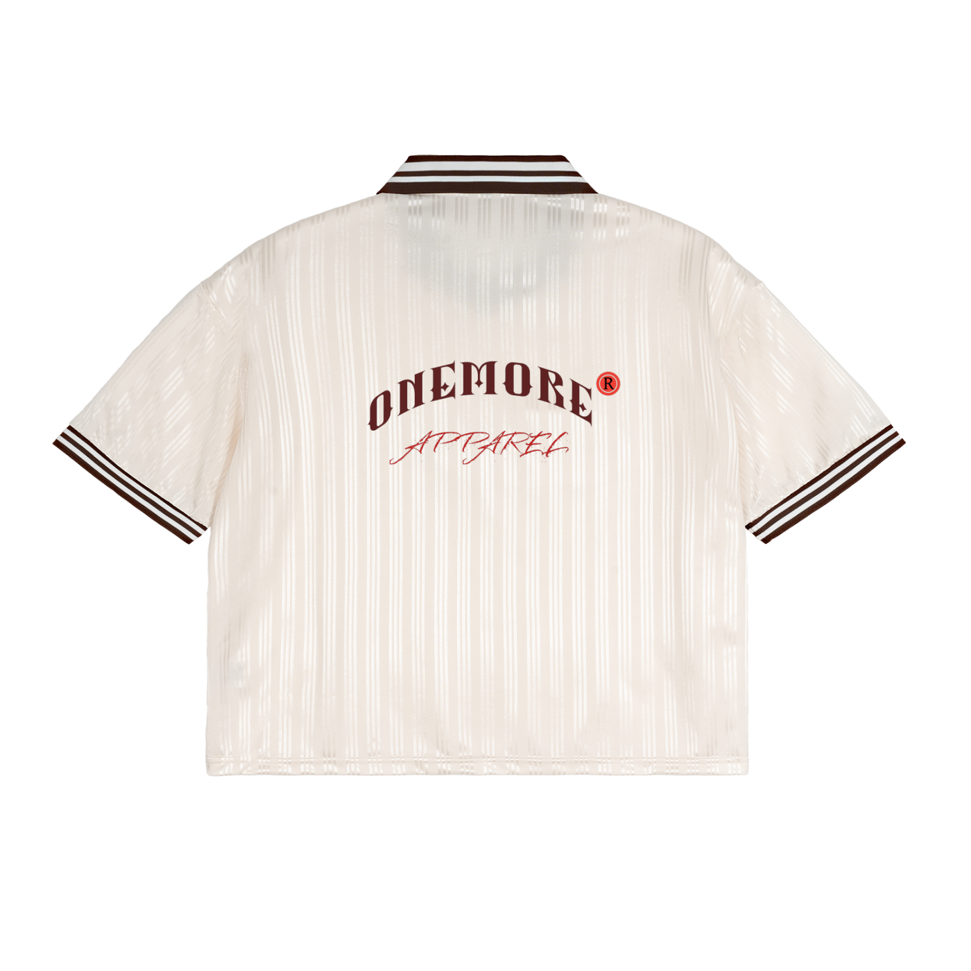 Contrast Stripes Polo Collar T-Shirt ONEMORE