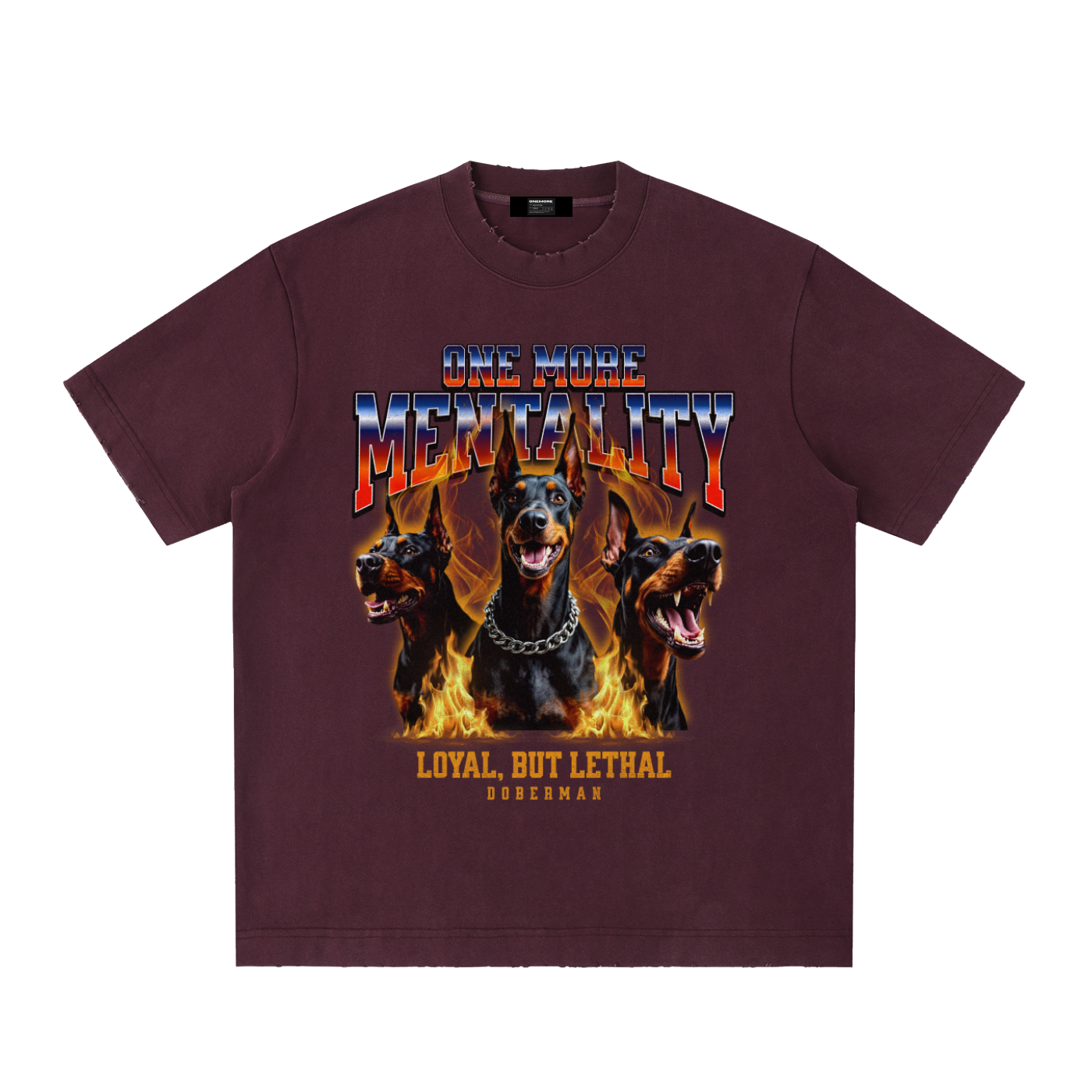 Heavyweight Vintage Washed Frayed T-Shirt