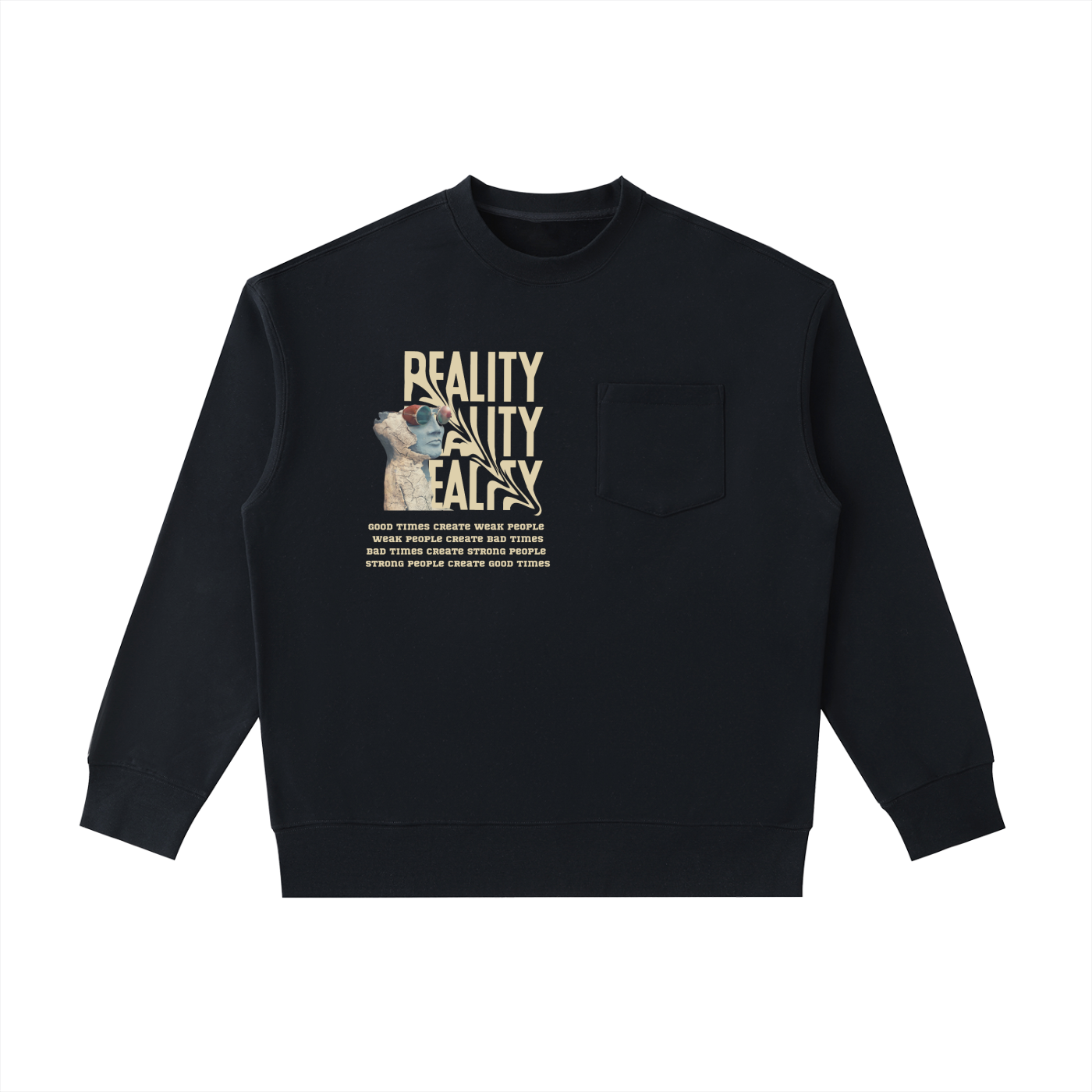 Heavyweight Patch Pocket Crewneck ONEMORE