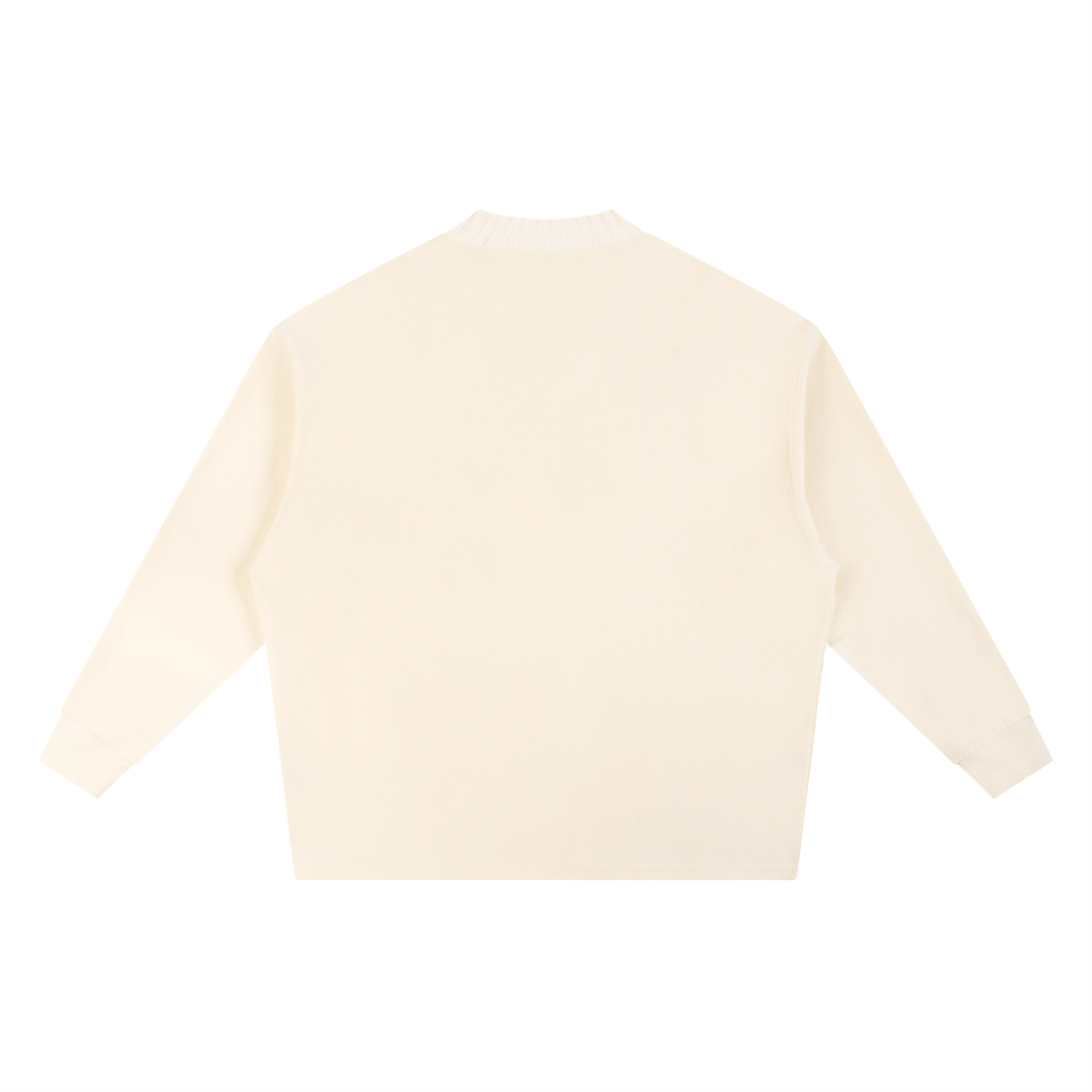 Knitted Round Neck Oversize Sweatshirt OM