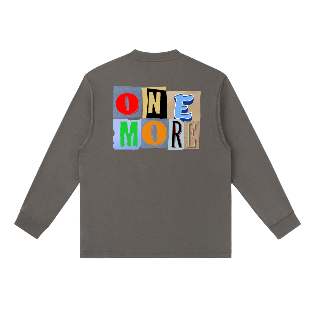 Essential Crewneck Long-Sleeve T-Shirt ONEMORE