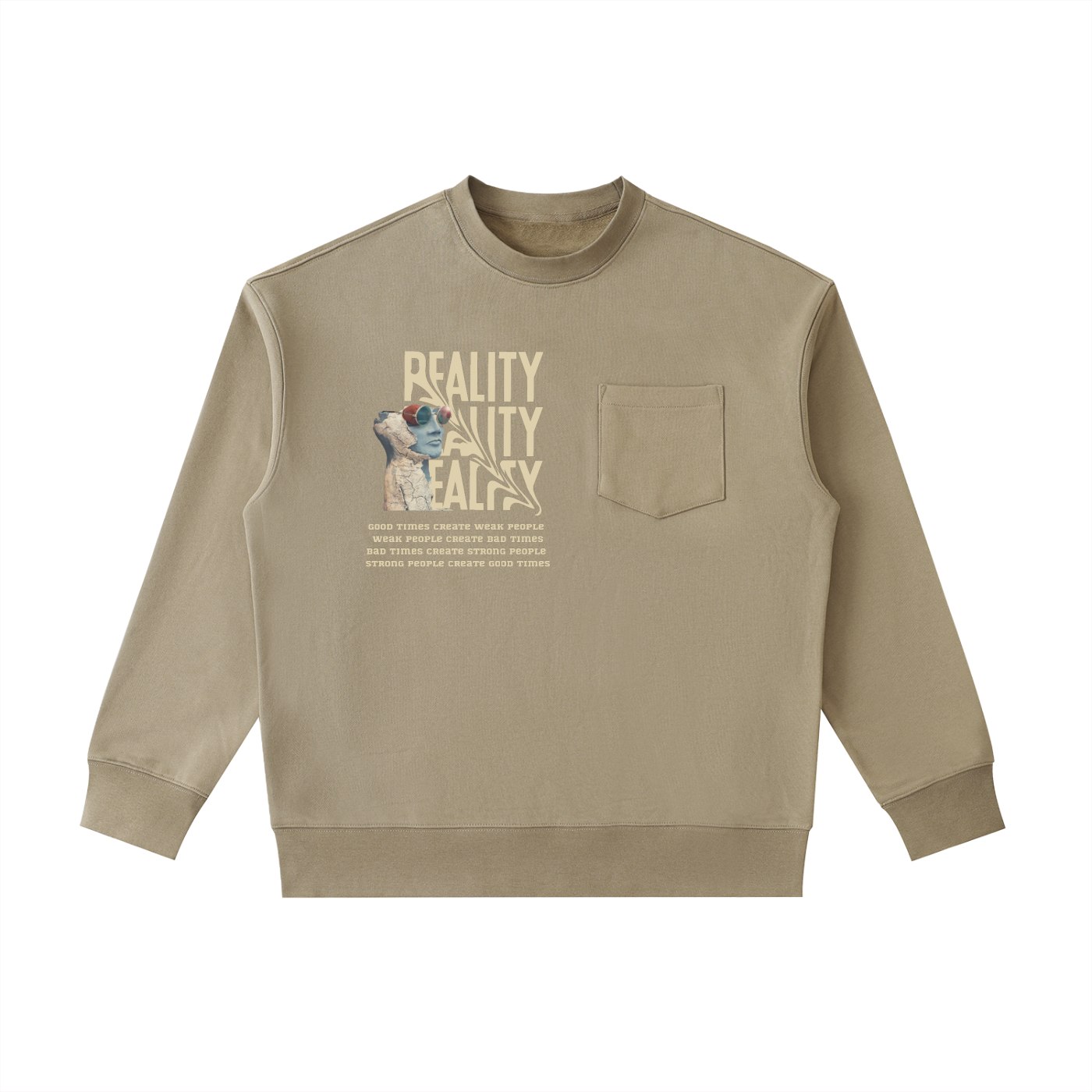 Heavyweight Patch Pocket Crewneck ONEMORE