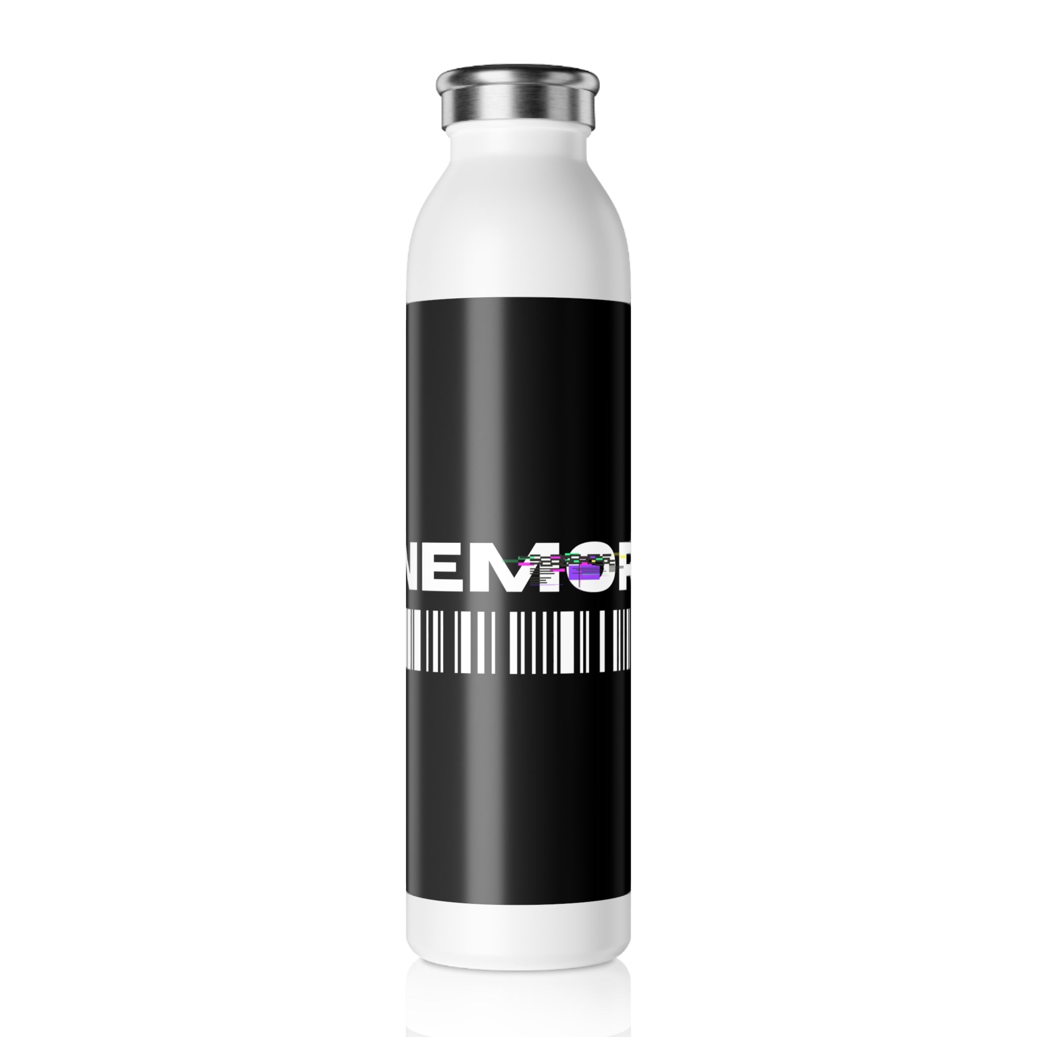 Stylish Slim Water Bottle with Graphic Design, Cool Reusable Drinkware, Ideal for Fitness, Gift for Friends, Eco-Friendly Hydration