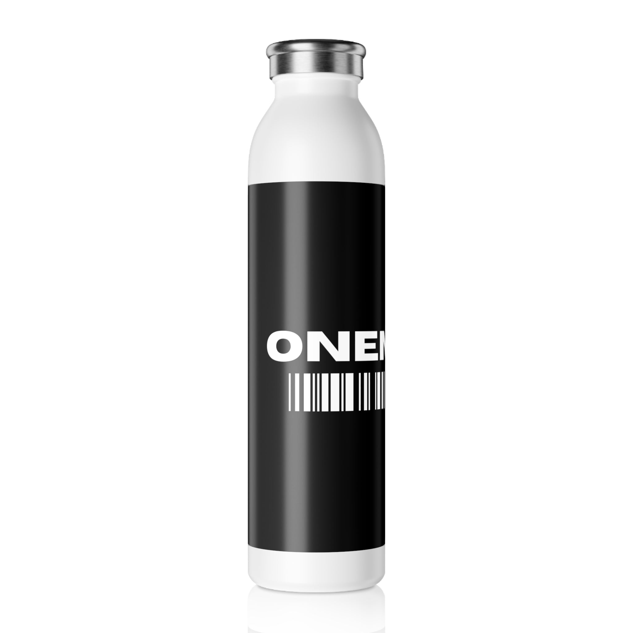 Stylish Slim Water Bottle with Graphic Design, Cool Reusable Drinkware, Ideal for Fitness, Gift for Friends, Eco-Friendly Hydration