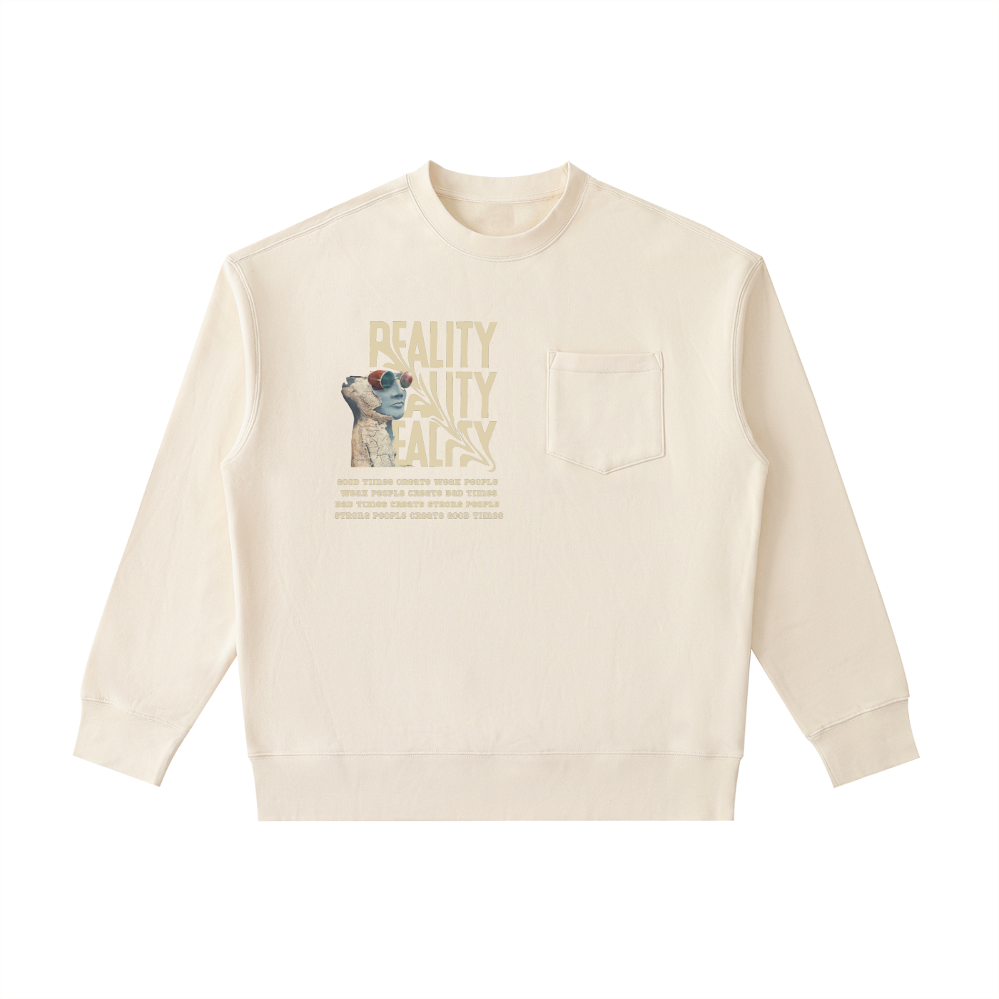 Heavyweight Patch Pocket Crewneck ONEMORE