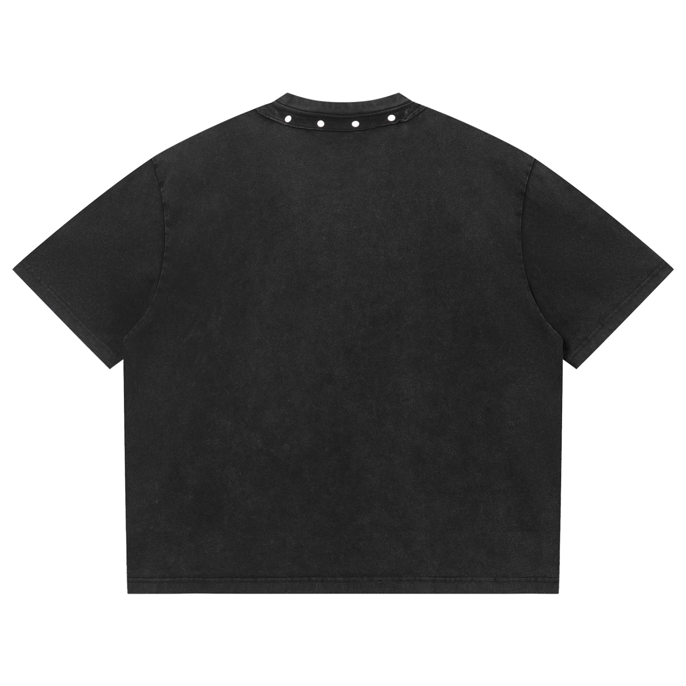 Washed Boxy Studded T-Shirt 1MORE