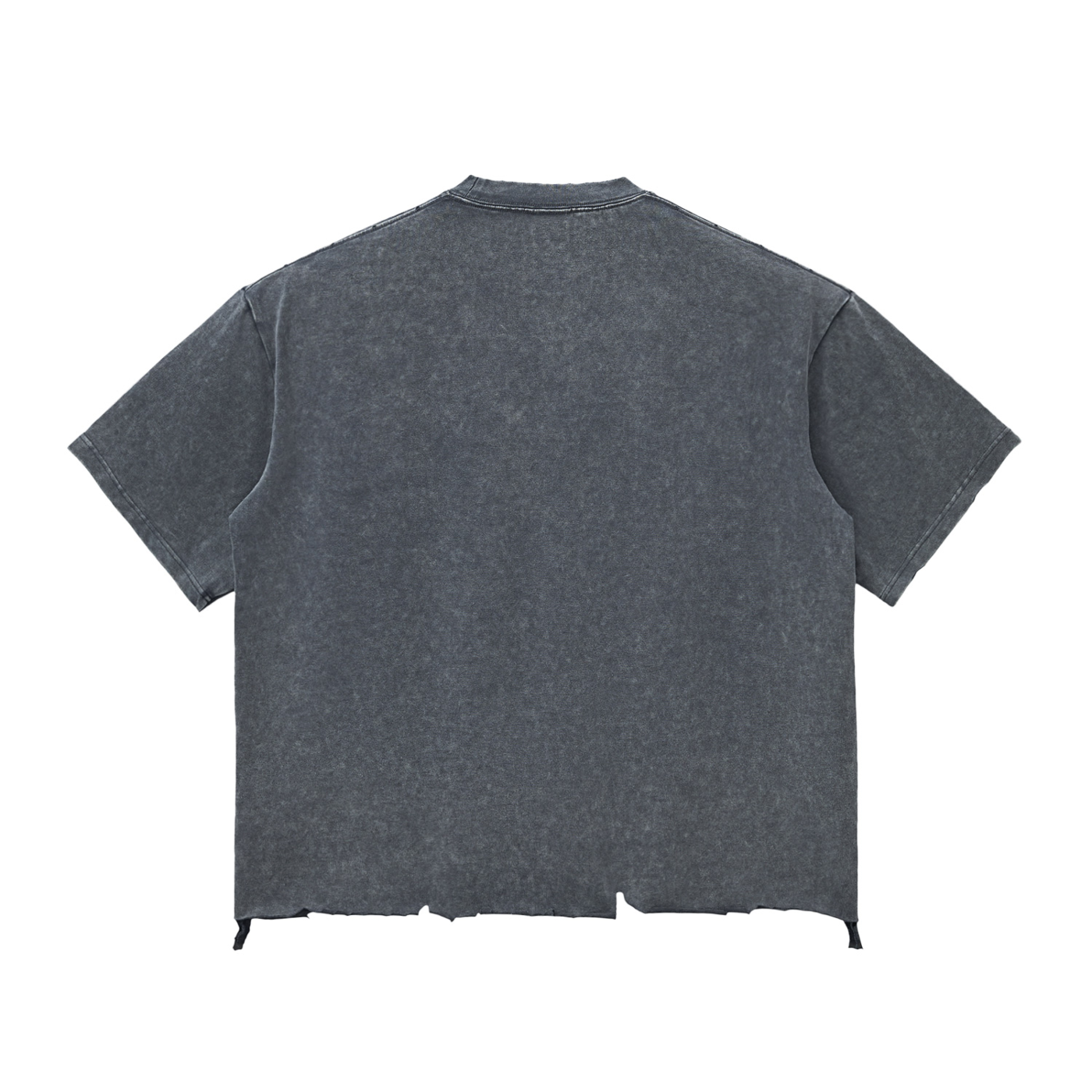 Snow Wash Raw-Hem Boxy T-shirt ONEMORE$