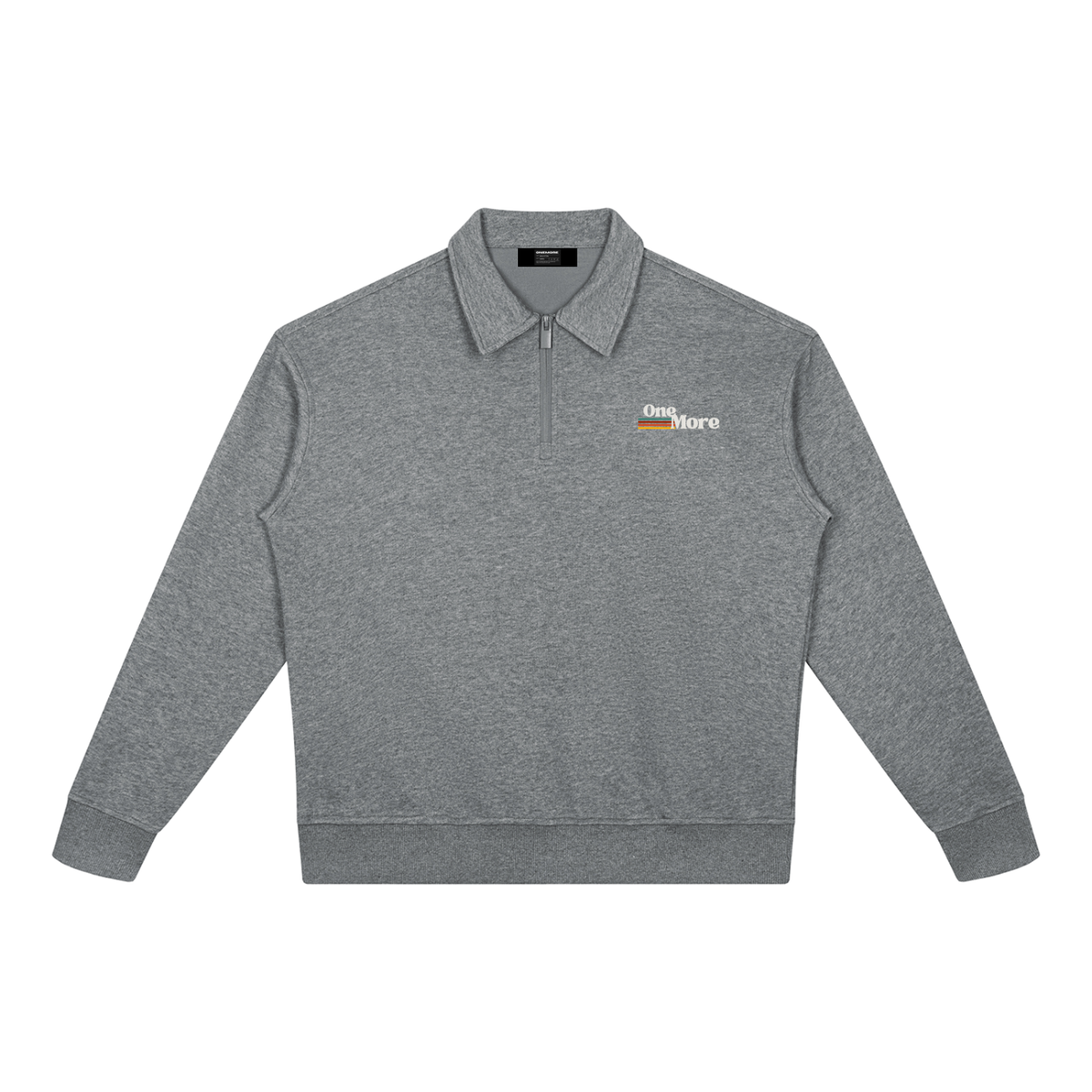 Boxy Quarter-Zip Sweatshirt ONEMORE