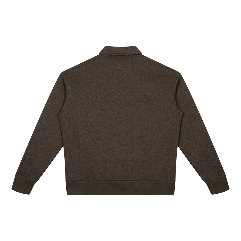Boxy Quarter-Zip Sweatshirt ONEMORE