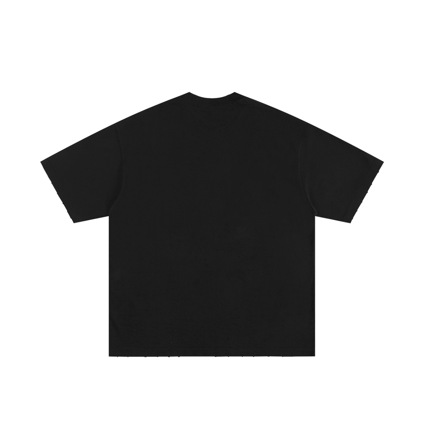 Heavyweight Hand-frayed T-Shirt ONEMORE