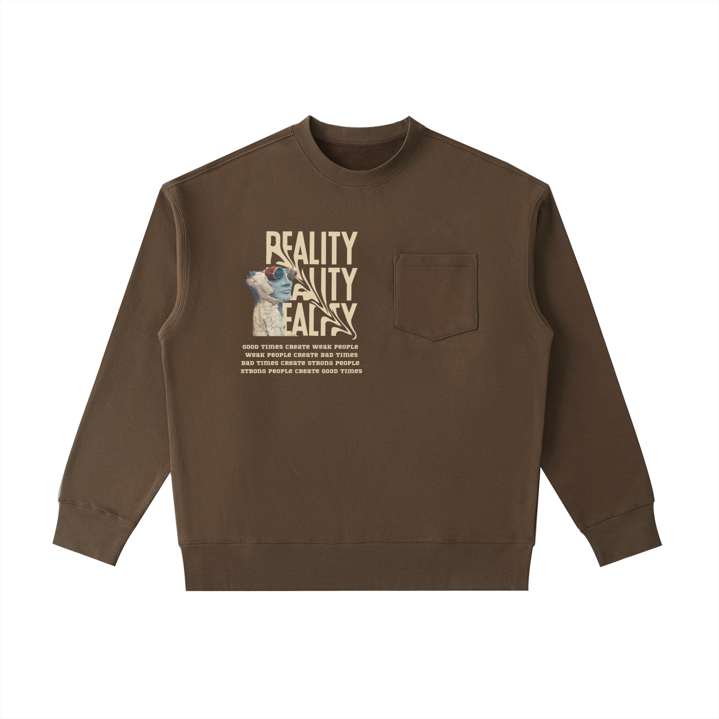 Heavyweight Patch Pocket Crewneck ONEMORE