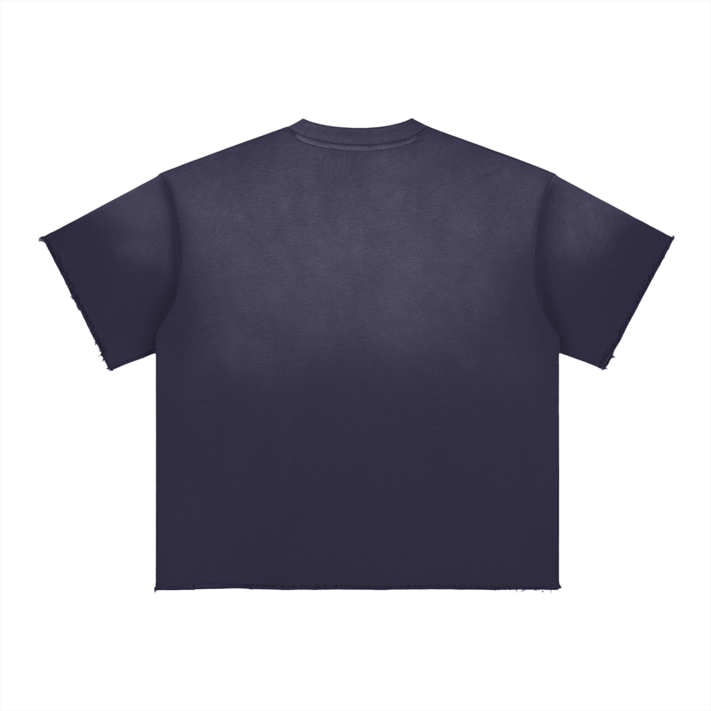 Sun Fade Raw Edge T-Shirt ONEMORE