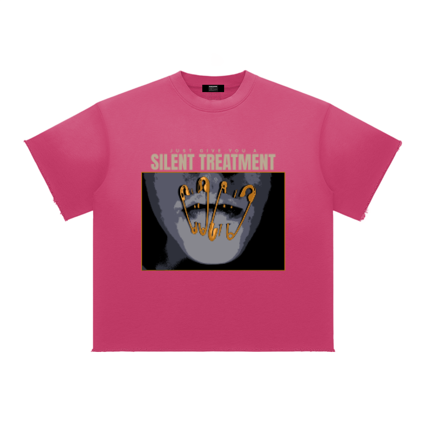 Sun Fade Raw Edge T-Shirt ONEMORE