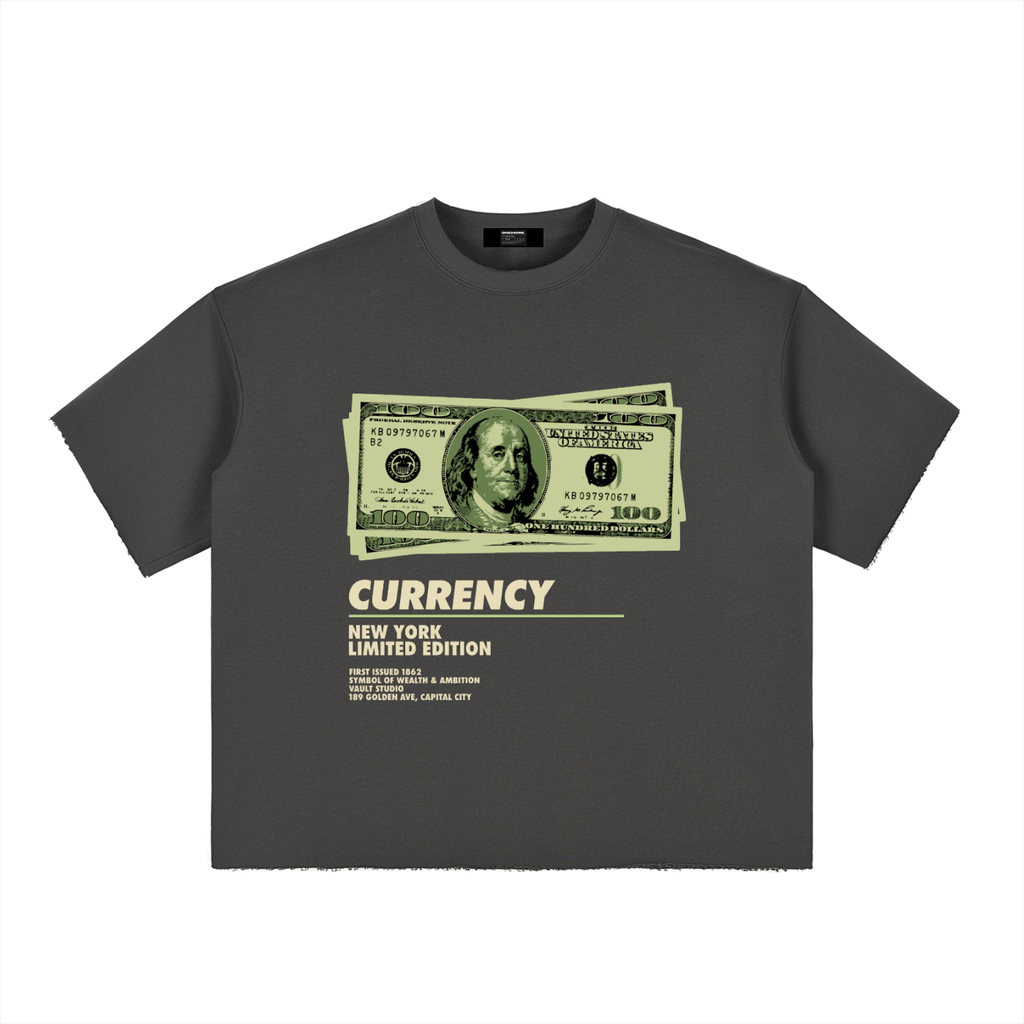 Boxy Half-Sleeve Raw-Edge T-Shirt ONEMORE