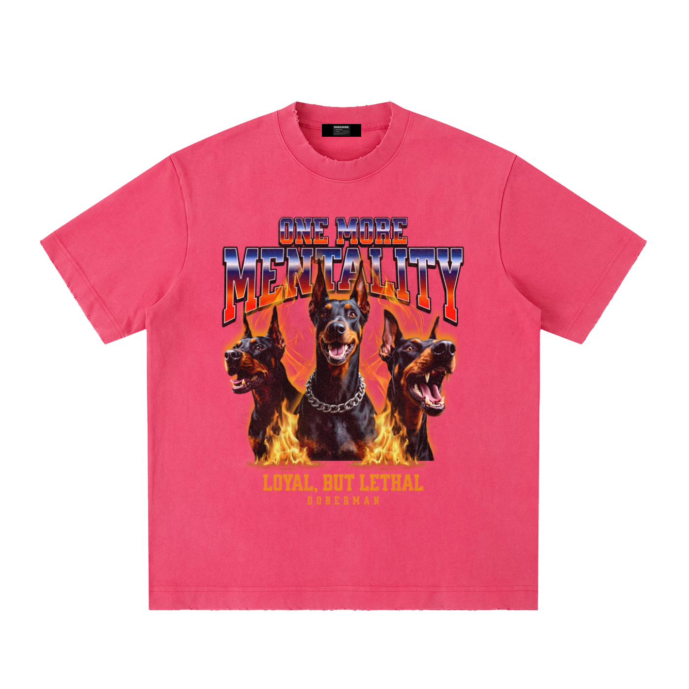 Heavyweight Vintage Washed Frayed T-Shirt