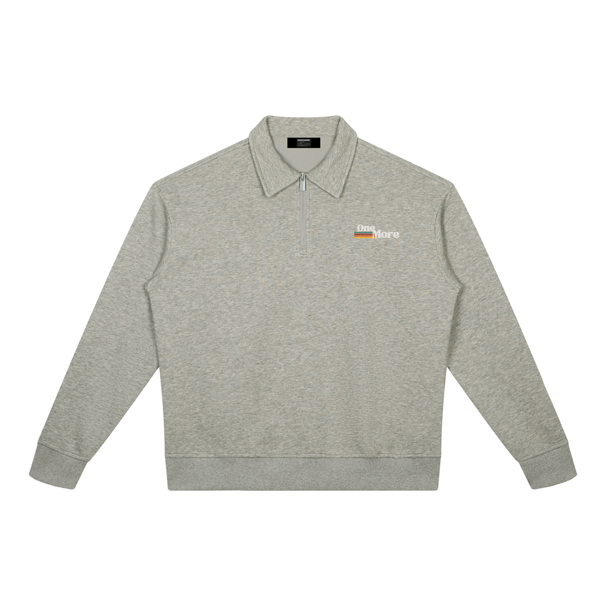 Boxy Quarter-Zip Sweatshirt ONEMORE