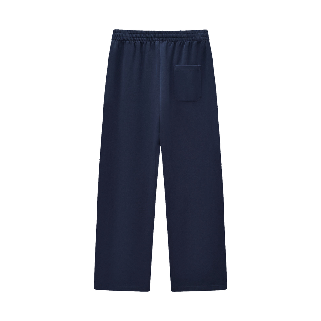 Curved Stripe Straight Sweatpants