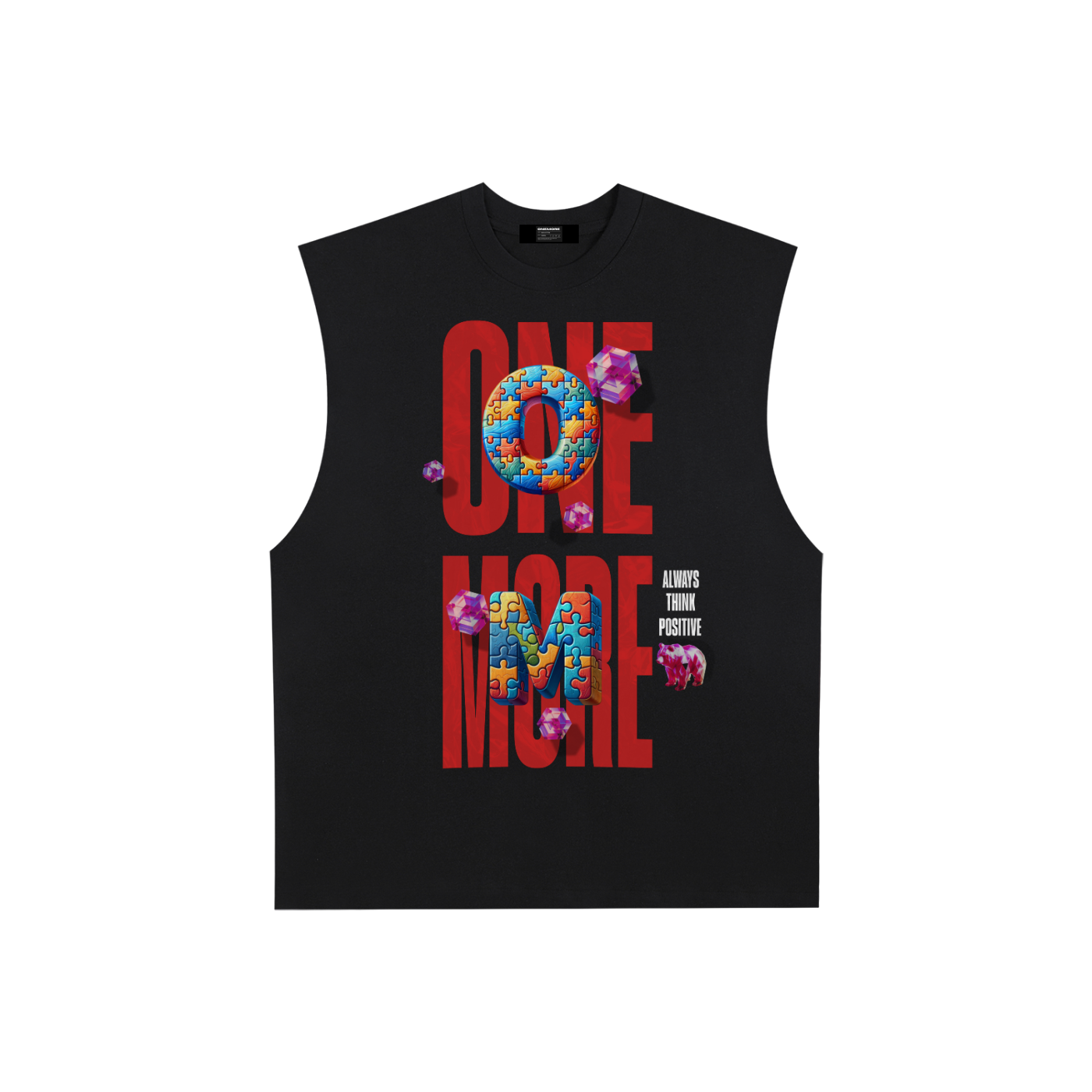 Raw Edge Cotton Tank Top ONEMORE