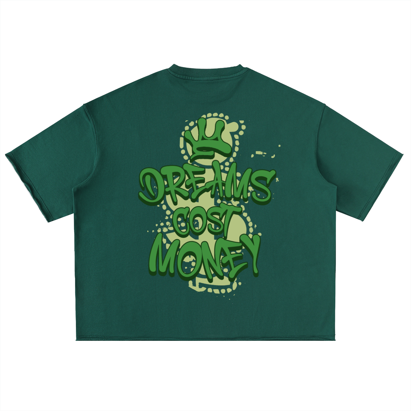 Washed Rolled Hem Half Sleeve T-Shirt