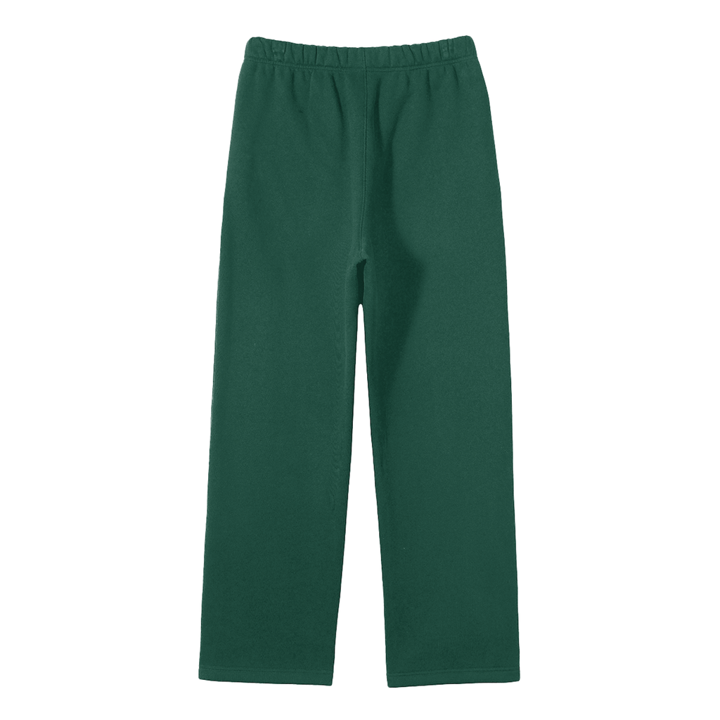 Solid Color Fleece Straight Leg Pants ONEMORE