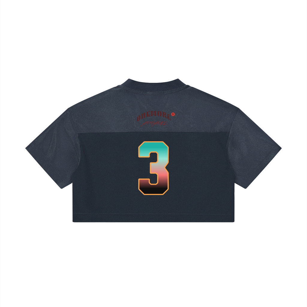 Women’s Cropped Paneled V-Neck Jersey