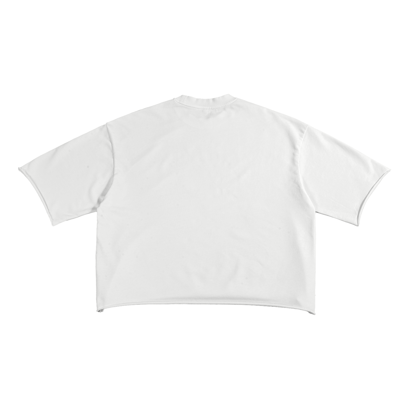 French Terry Raw Edge T-Shirt ONEMORE