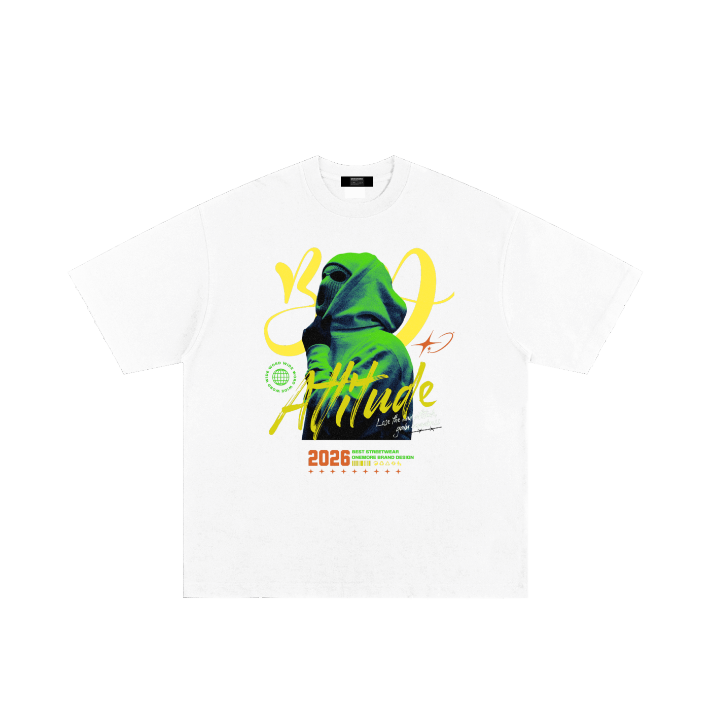 Heavyweight Hand-frayed T-Shirt ONEMORE