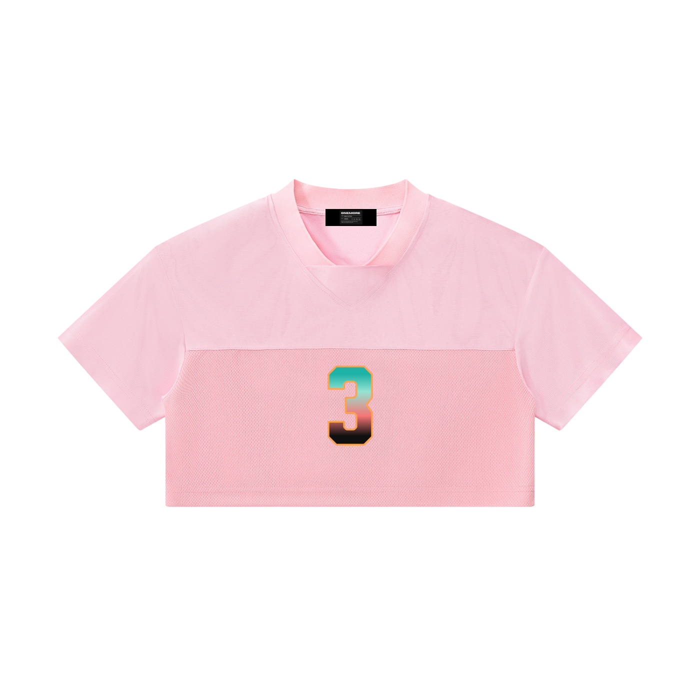 Women’s Cropped Paneled V-Neck Jersey