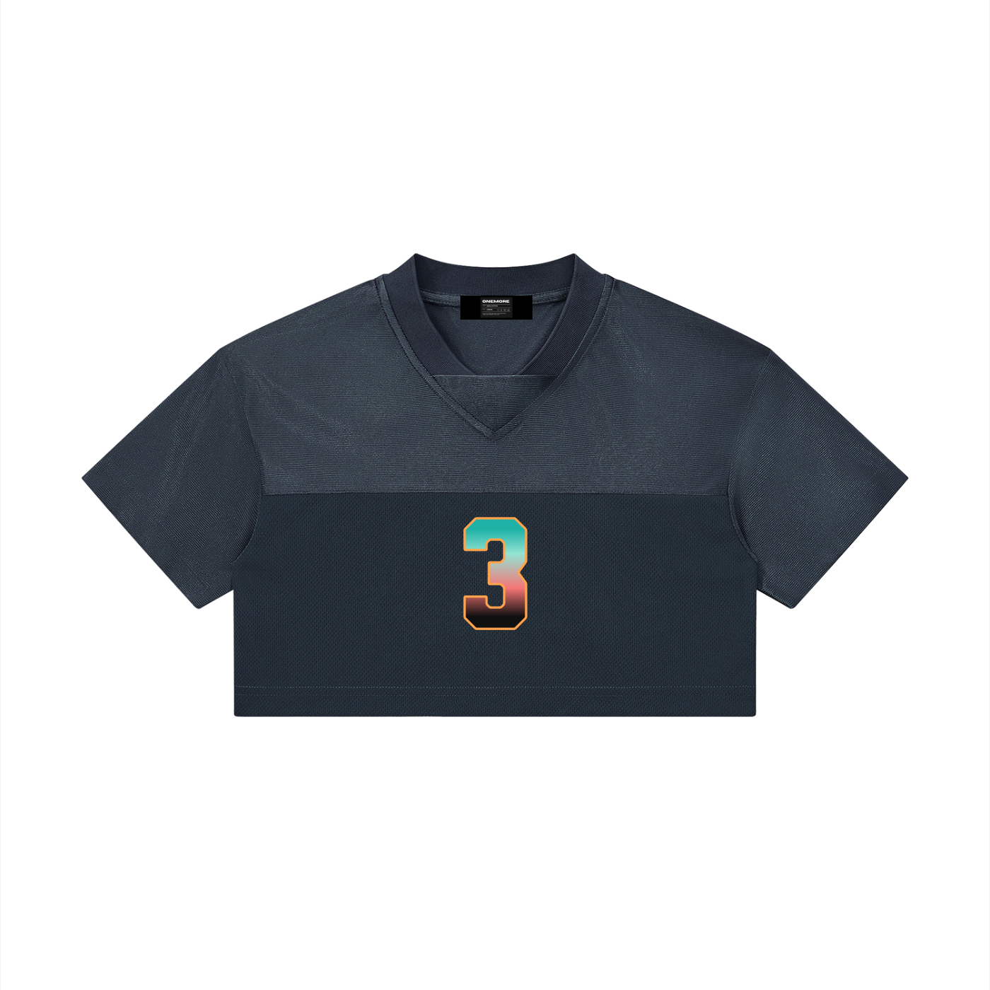 Women’s Cropped Paneled V-Neck Jersey