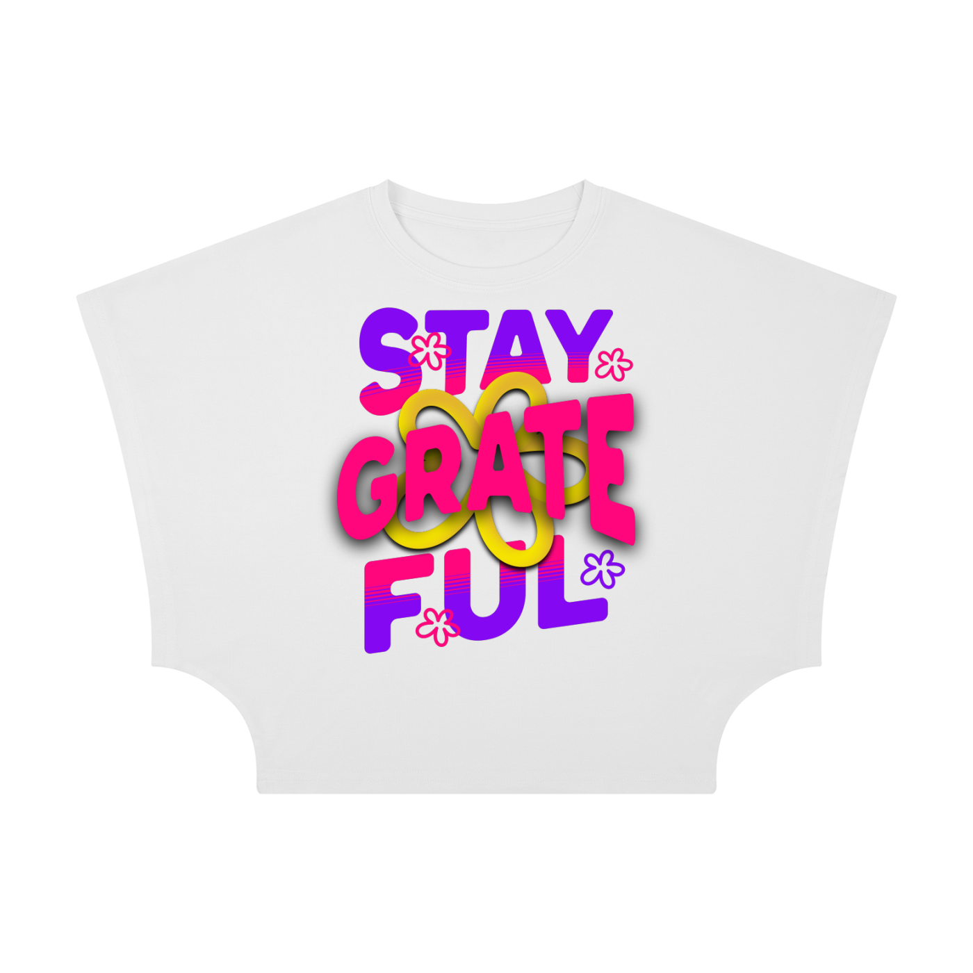 Women's Cropped Dolman T-Shirt