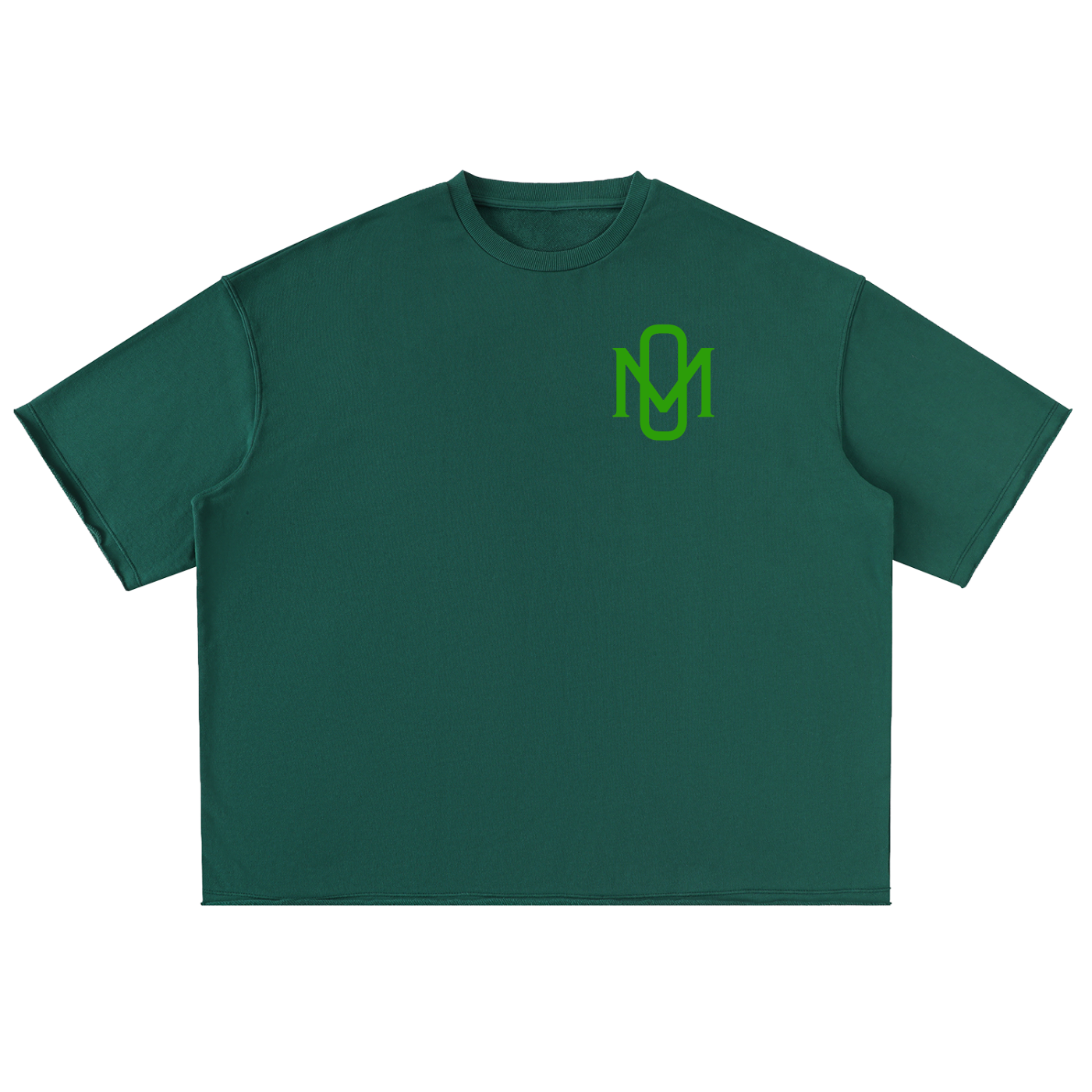 Washed Rolled Hem Half Sleeve T-Shirt