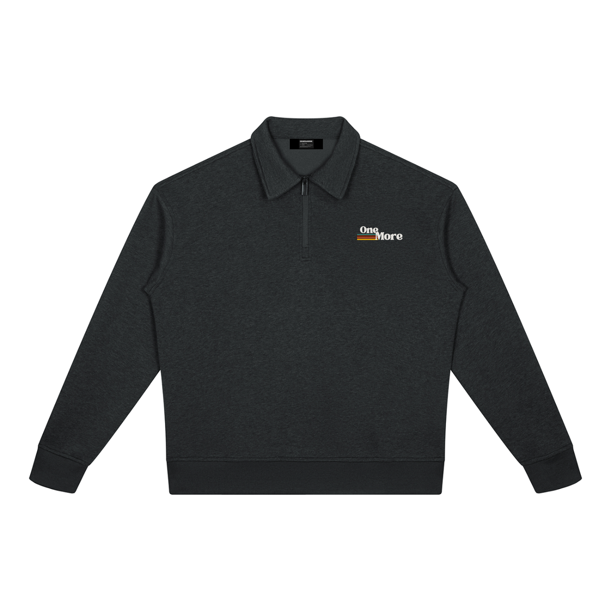 Boxy Quarter-Zip Sweatshirt ONEMORE