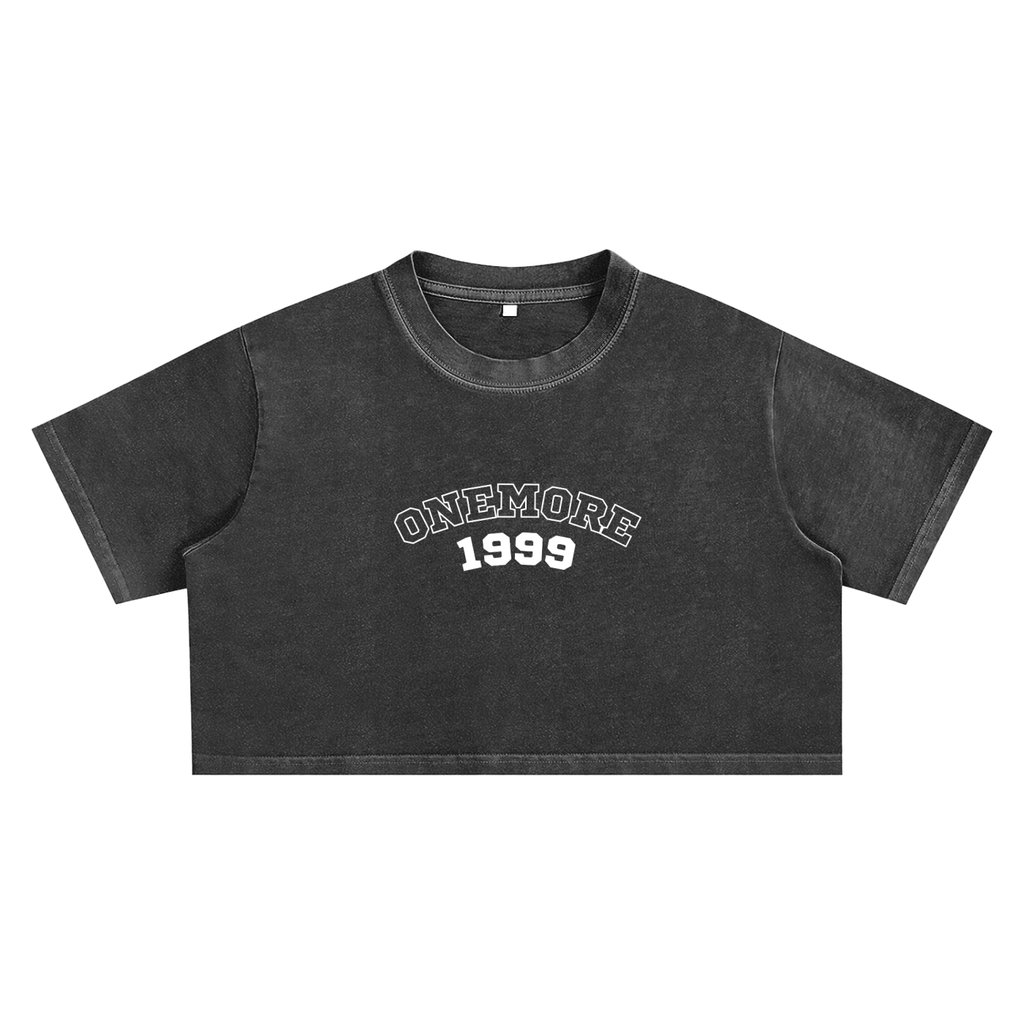 Snow Washed Crop Top